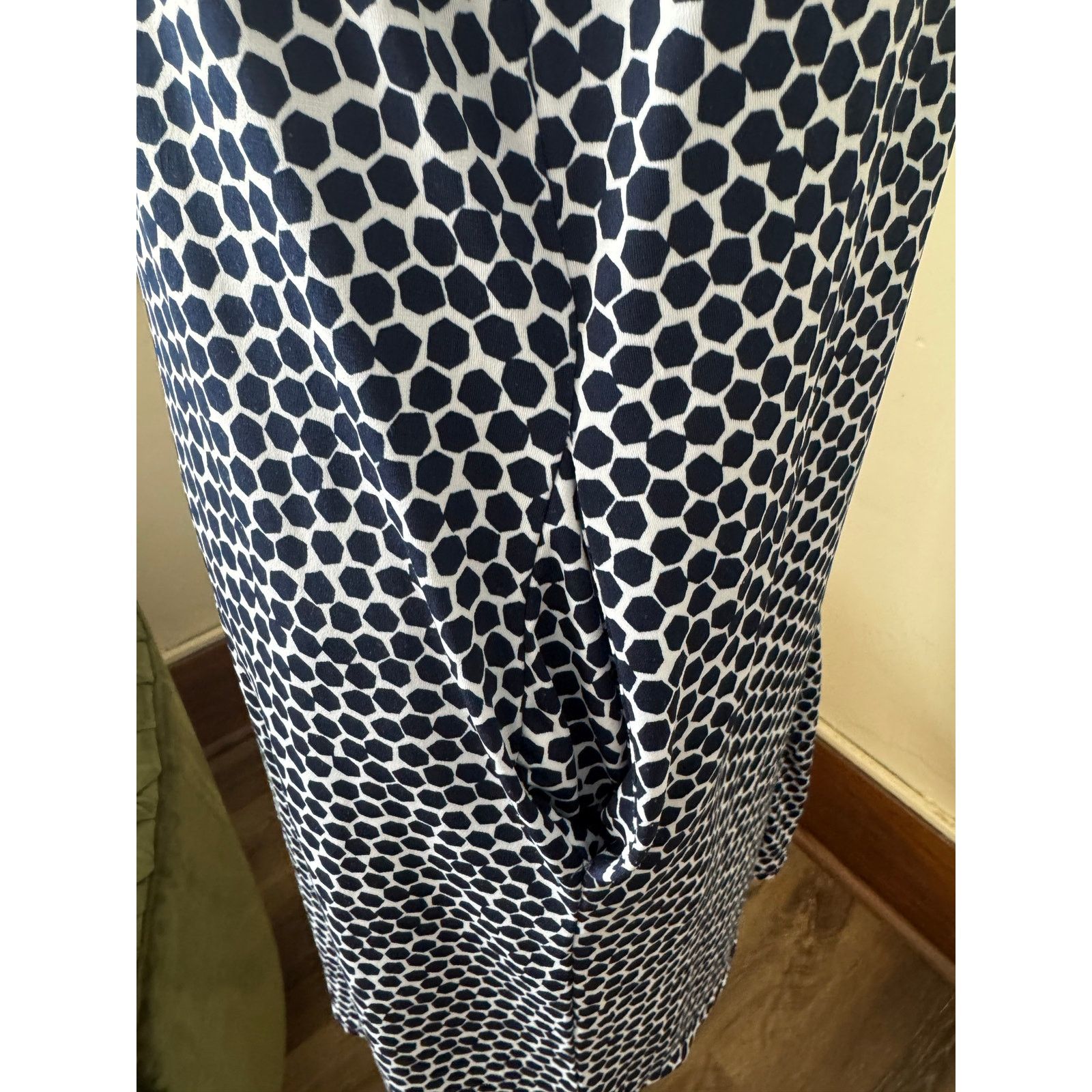 Banana Republic Banana Republic Navy White Print Sleeveless Dress Small Size S / US 4 / IT 40 - 3 Thumbnail