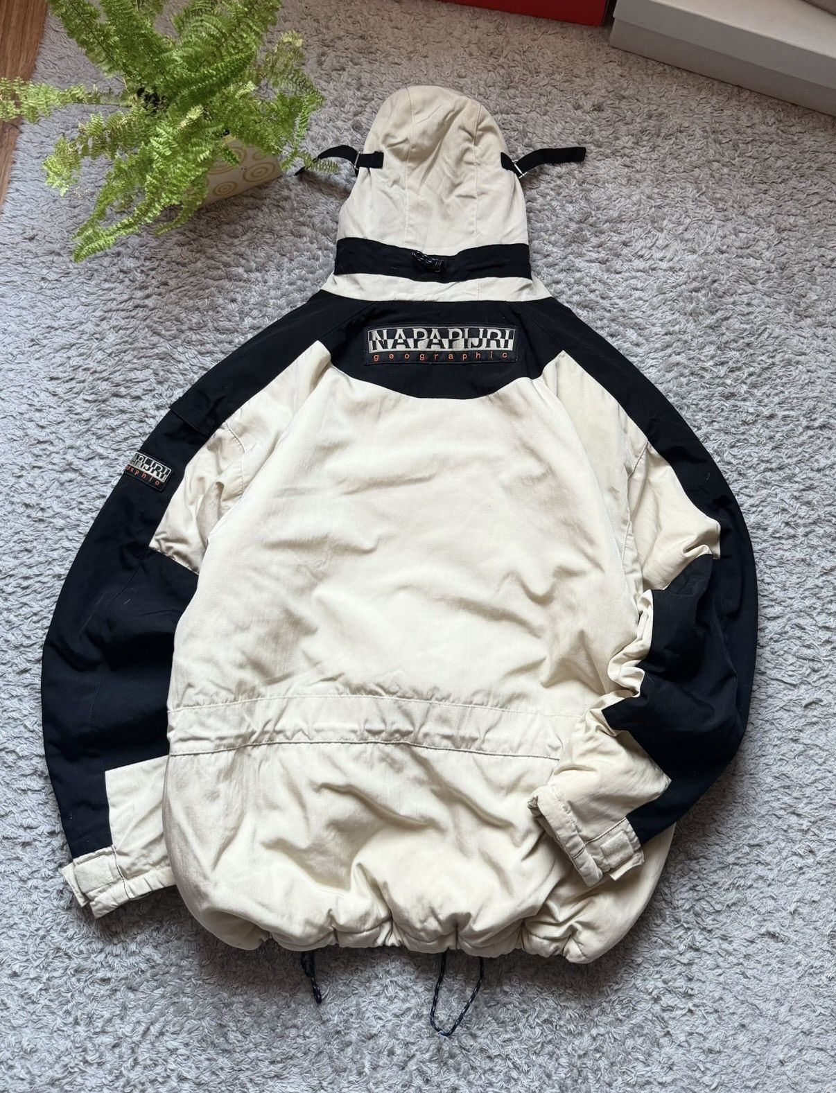 Napapijri 00s Napapijri Jacket Rare Big Logo Puffer Vintage Retro Size US XL / EU 56 / 4 - 2 Thumbnail