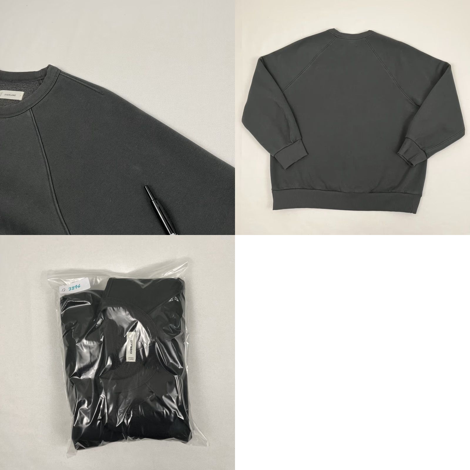 Everlane Everlane Sweatshirt Mens L Gray Luxe Fleece Crewneck Pullover Off Duty Terry Sweatshirt Size US L / EU 52-54 / 3 - 8 Thumbnail