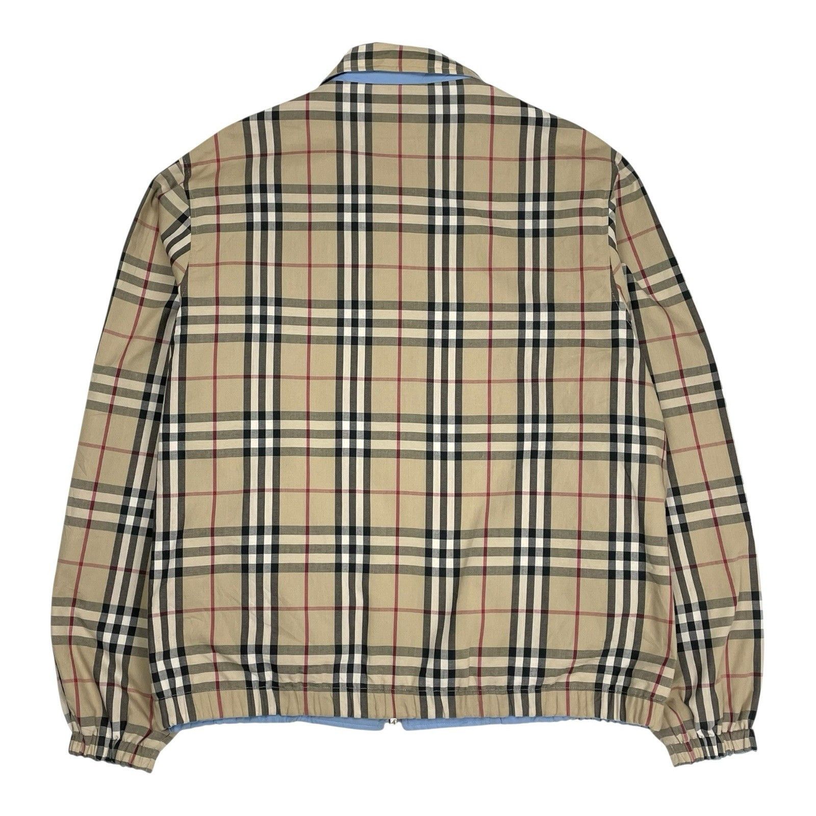 Burberry Vintage Burberry Jacket Nova Check Reversible Beige Blue Size US L / EU 52-54 / 3 - 2 Thumbnail