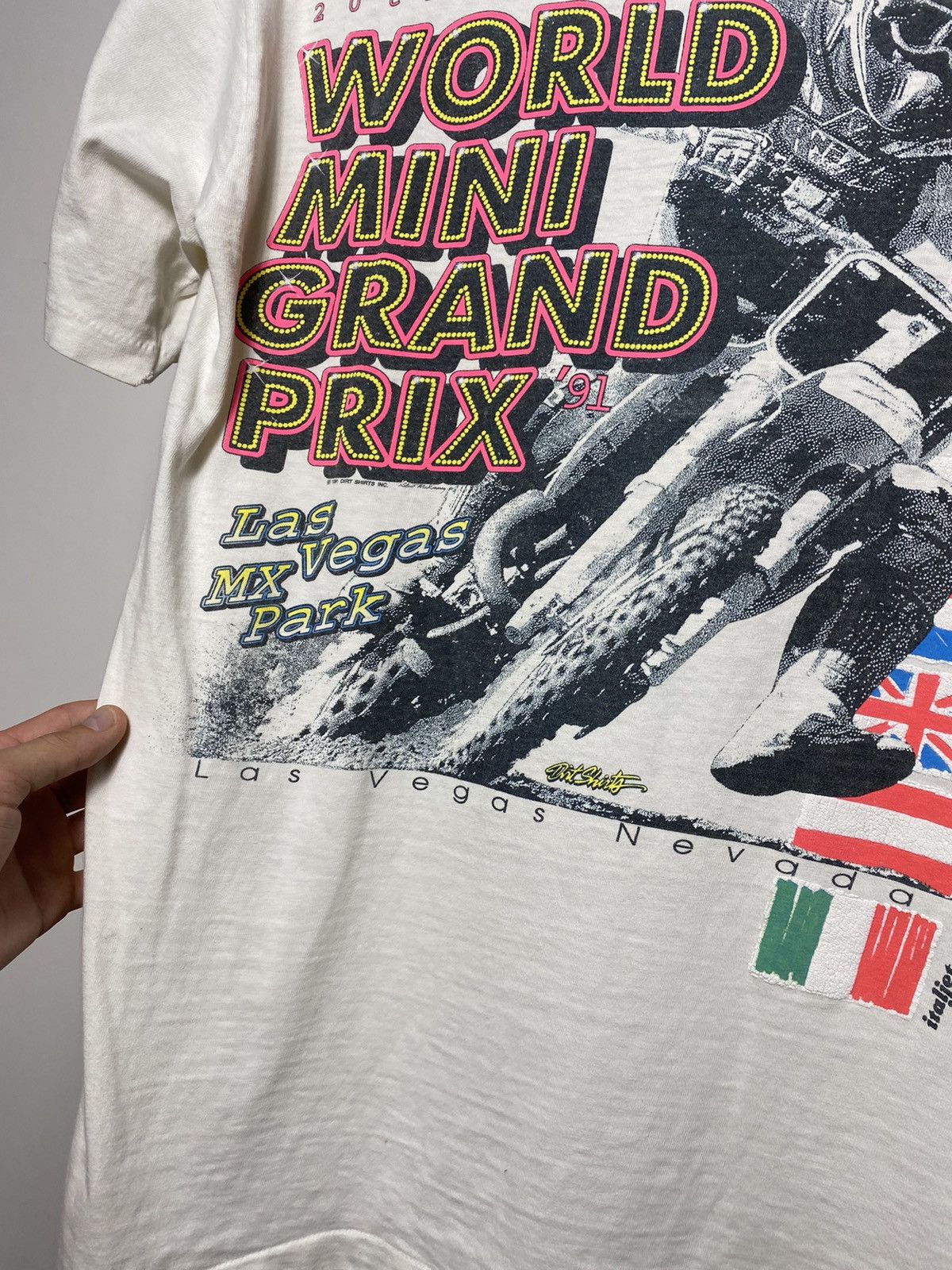 Other Vintage 1991 Las Vegas Oneal World Grand Prix dirt shirt tee Size US XL / EU 56 / 4 - 16 Thumbnail