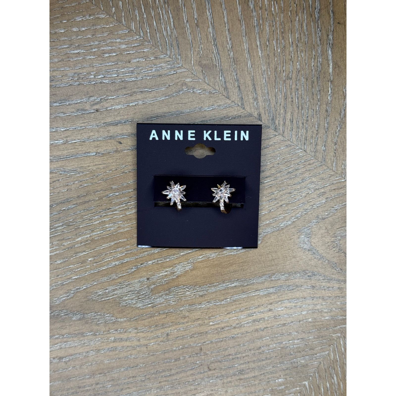 Anne Klein Anne Klein Gold Tone Starburst Stud Earrings Crystal Size ONE SIZE - 1 Thumbnail