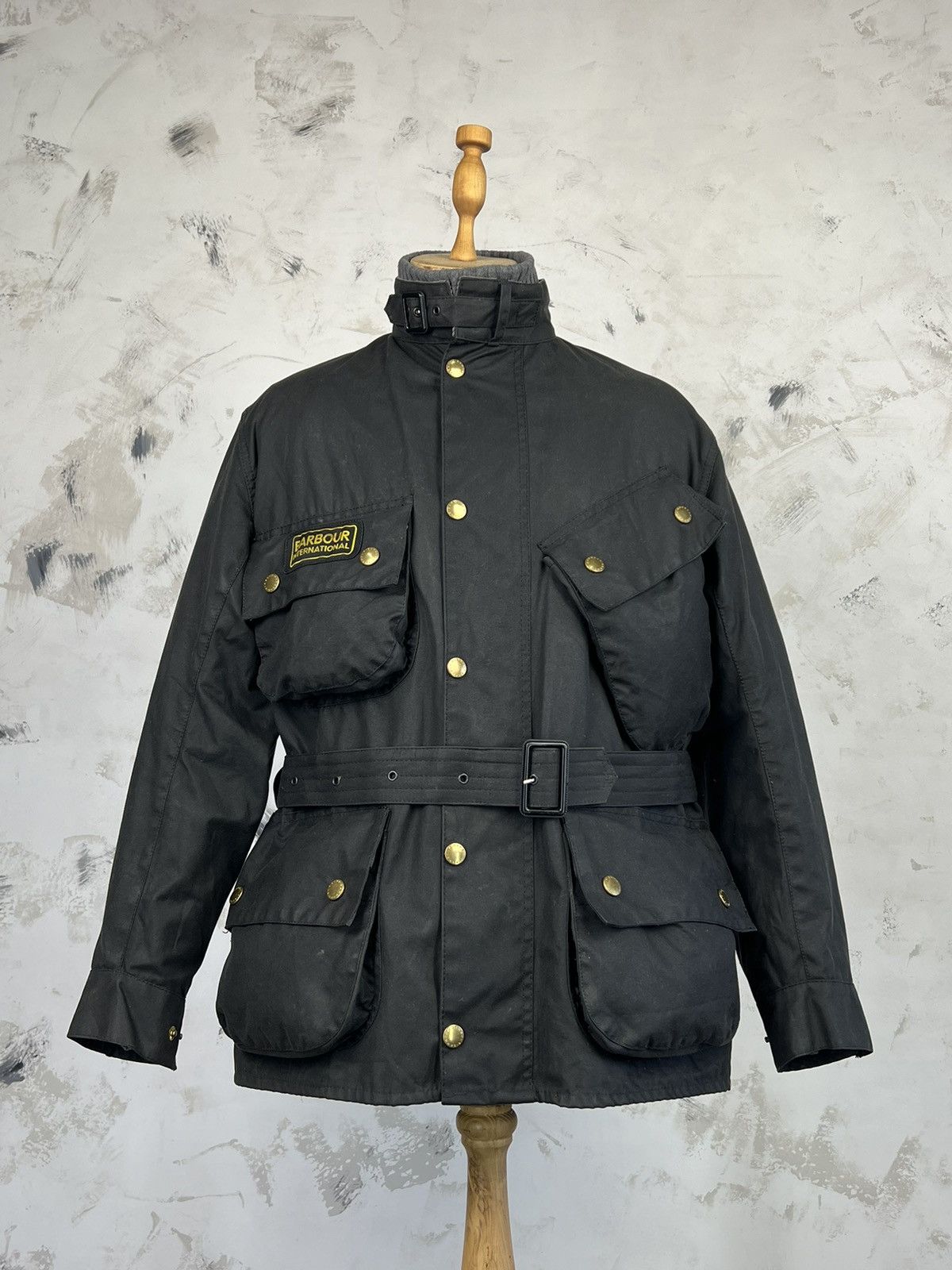 Barbour Barbour International A7 Waxed Jacket Size M - L C38 / 97 cm Size US M / EU 48-50 / 2 - 4 Thumbnail