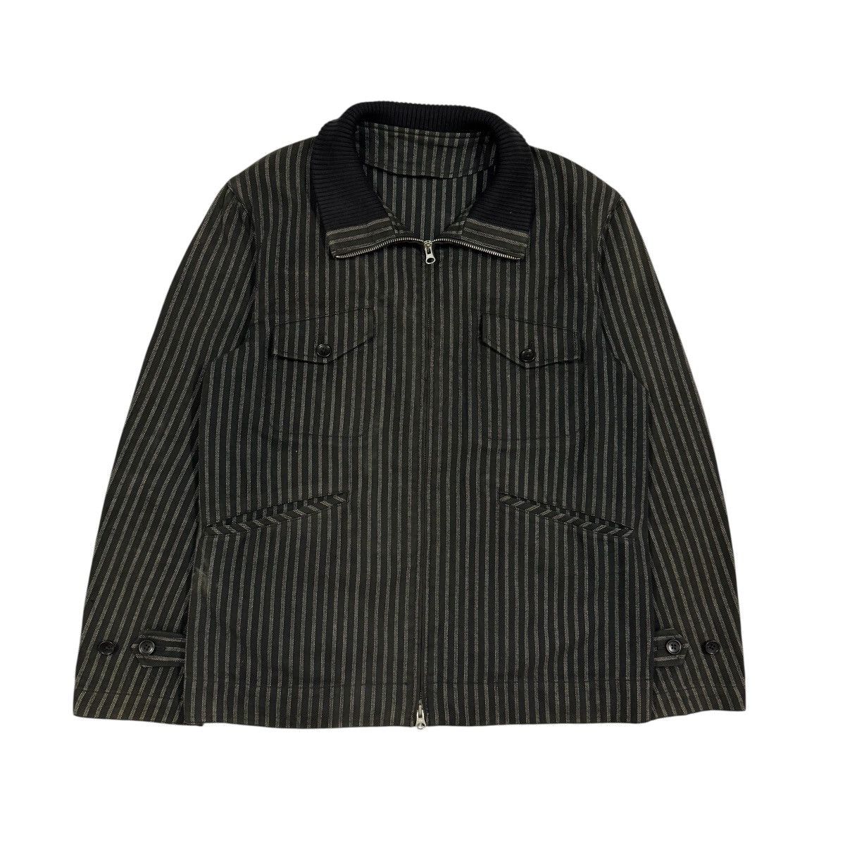 United Arrows Vtg🔥Green Label Relaxing United Arrows Striped Denim Jacket Size US L / EU 52-54 / 3 - 1 Thumbnail