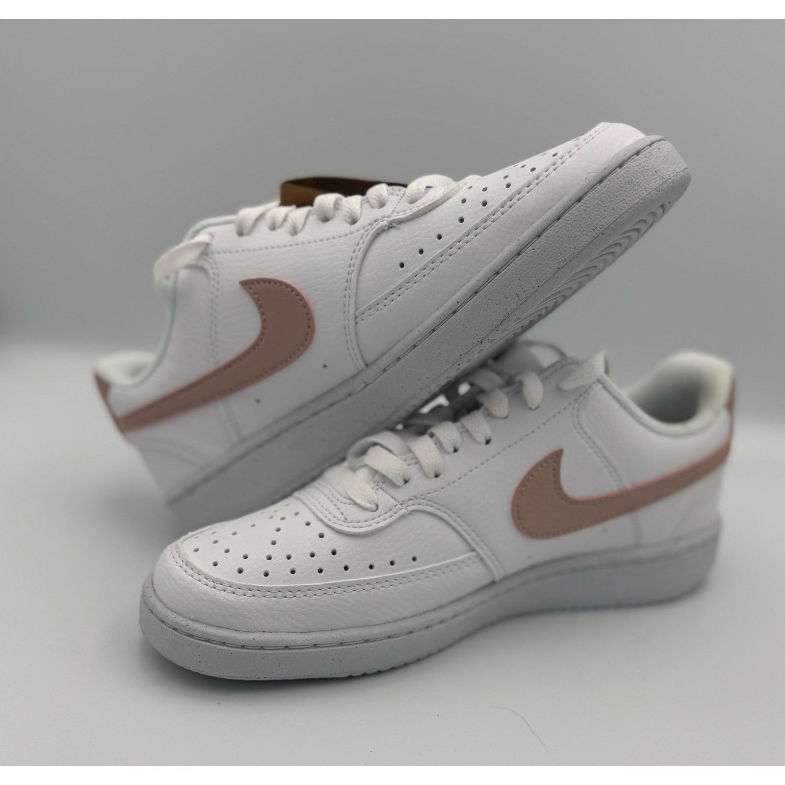 Nike Nike Court Vison Low white pink size 7.5 Size ONE SIZE - 3 Thumbnail