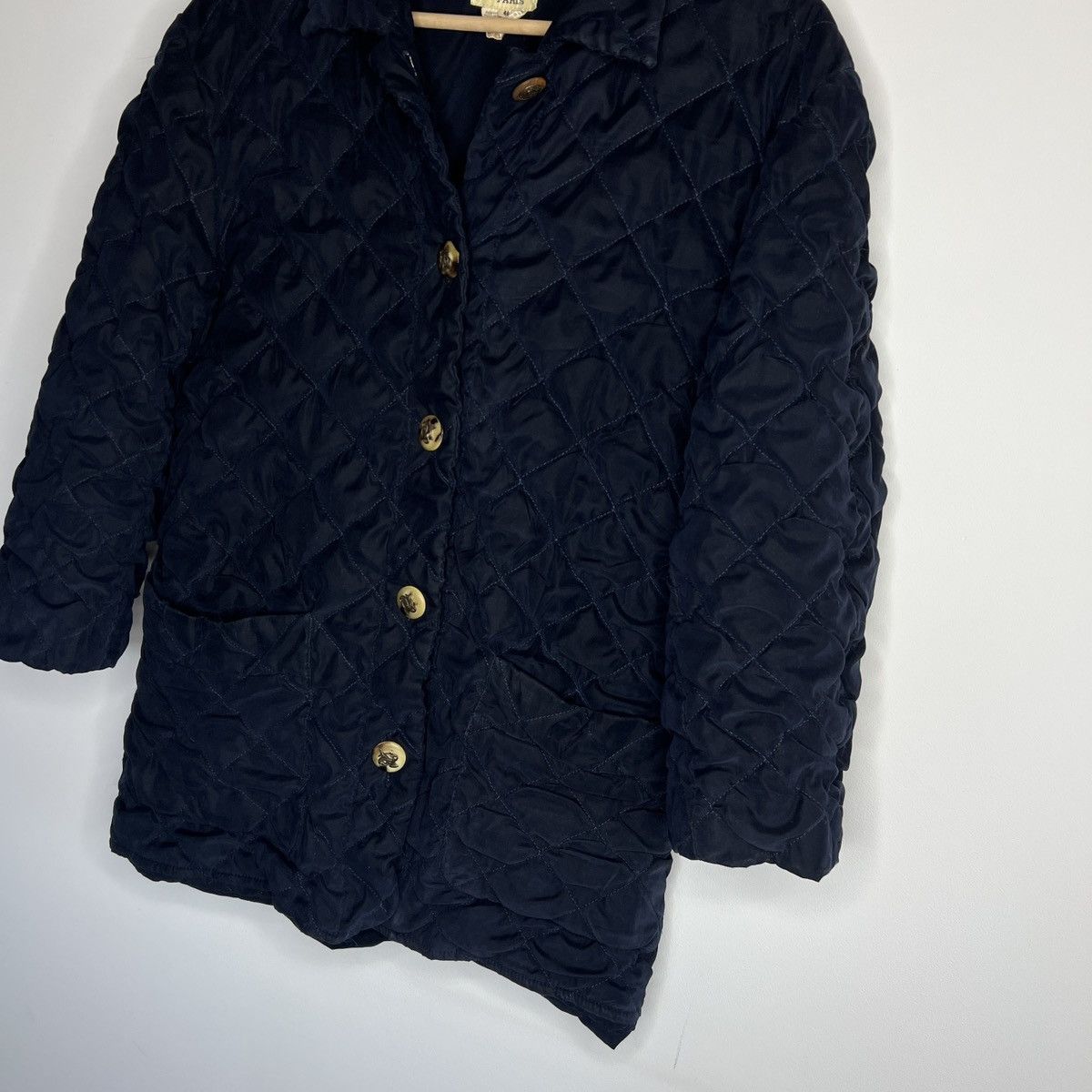 Hermes Women's Hermes Paris Quilted Jacket Coat Dark Navy Size 40 Size M / US 6-8 / IT 42-44 - 2 Thumbnail