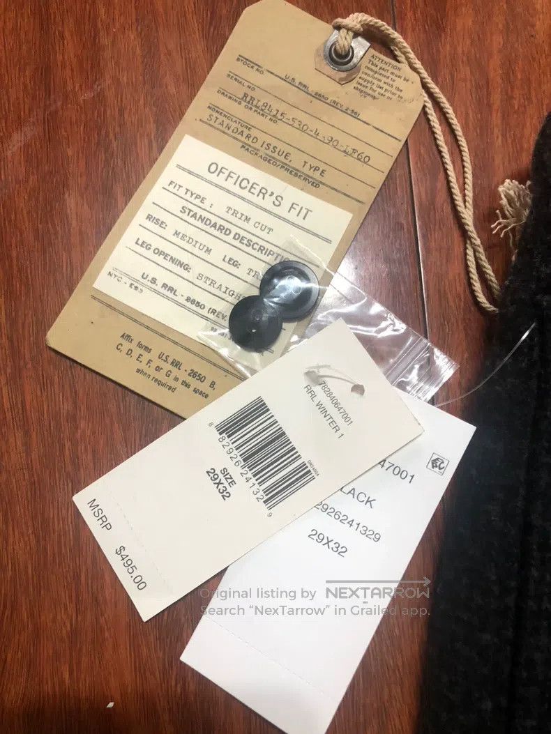 RRL Ralph Lauren RRL Ralph Lauren Vintage Distressed Farm Southwest Wool Pa Size US 30 / EU 46 - 4 Thumbnail