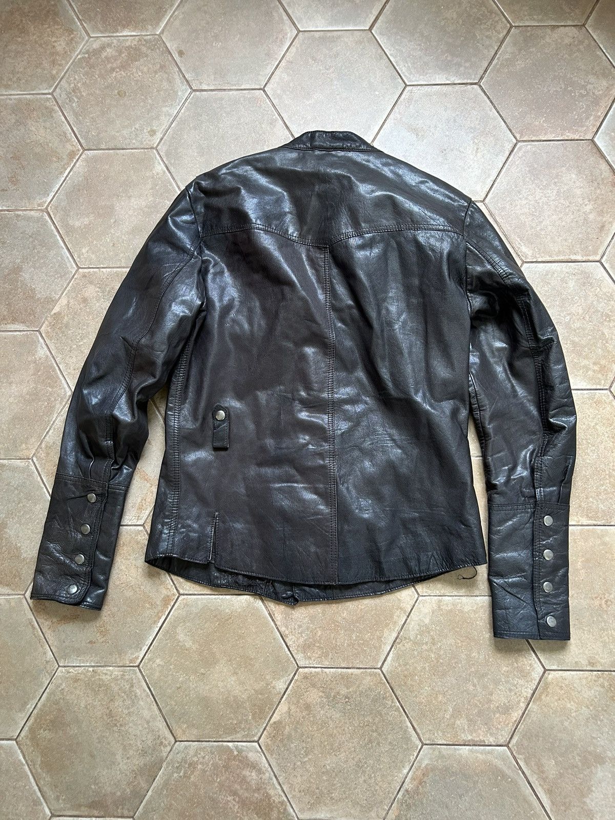 Allsaints All Saints Leather Jacket Biker Size US M / EU 48-50 / 2 - 5 Thumbnail