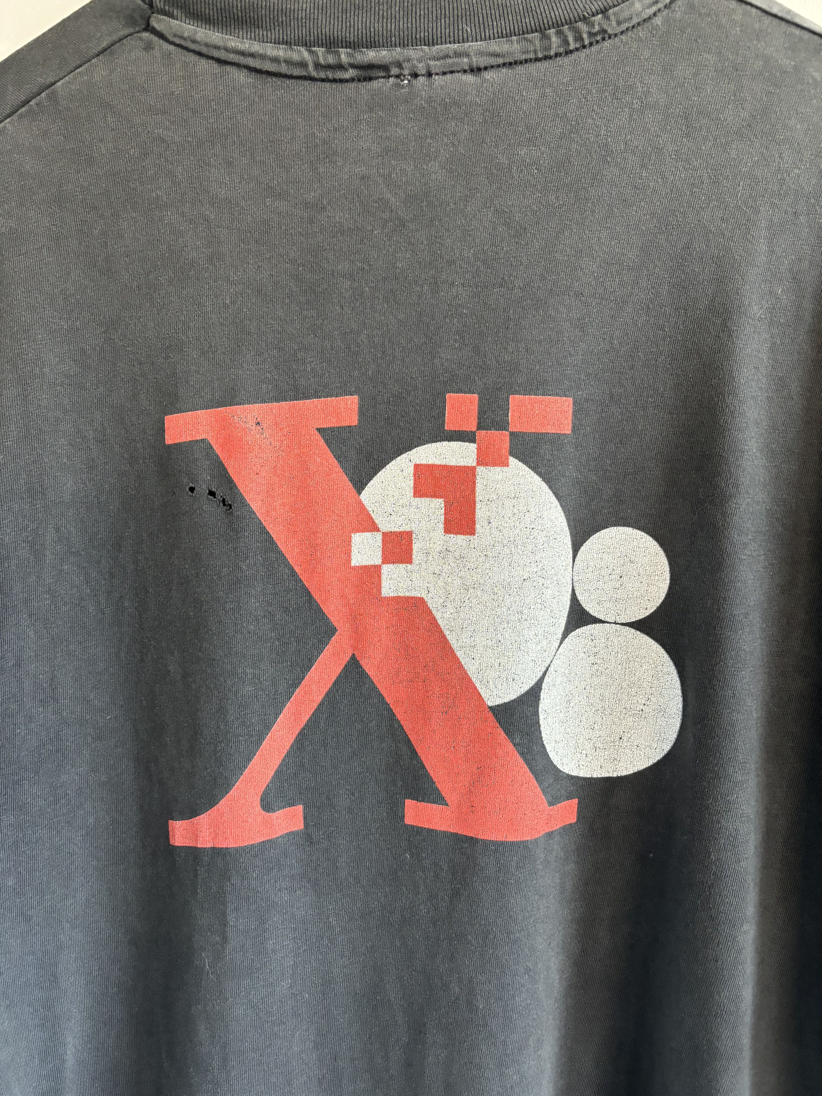 Hanes × Vintage Vintage 90s Xerox Logo Faded Tee Size US XL / EU 56 / 4 - 9 Thumbnail
