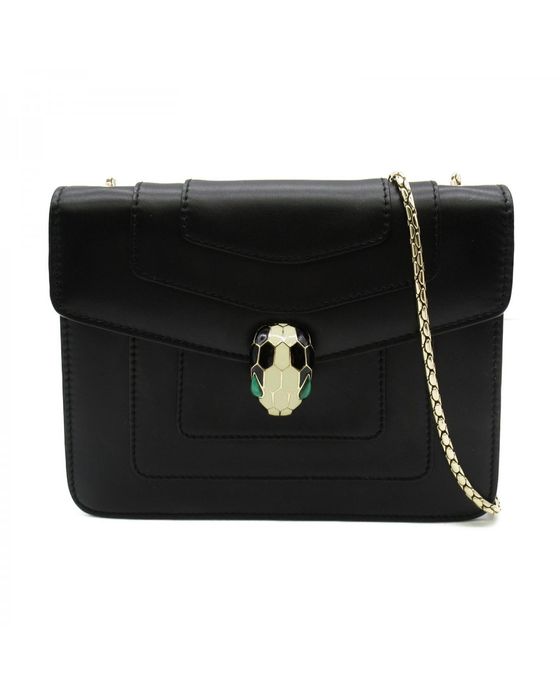 Bvlgari Leather Crossbody Bag in Black | Grailed