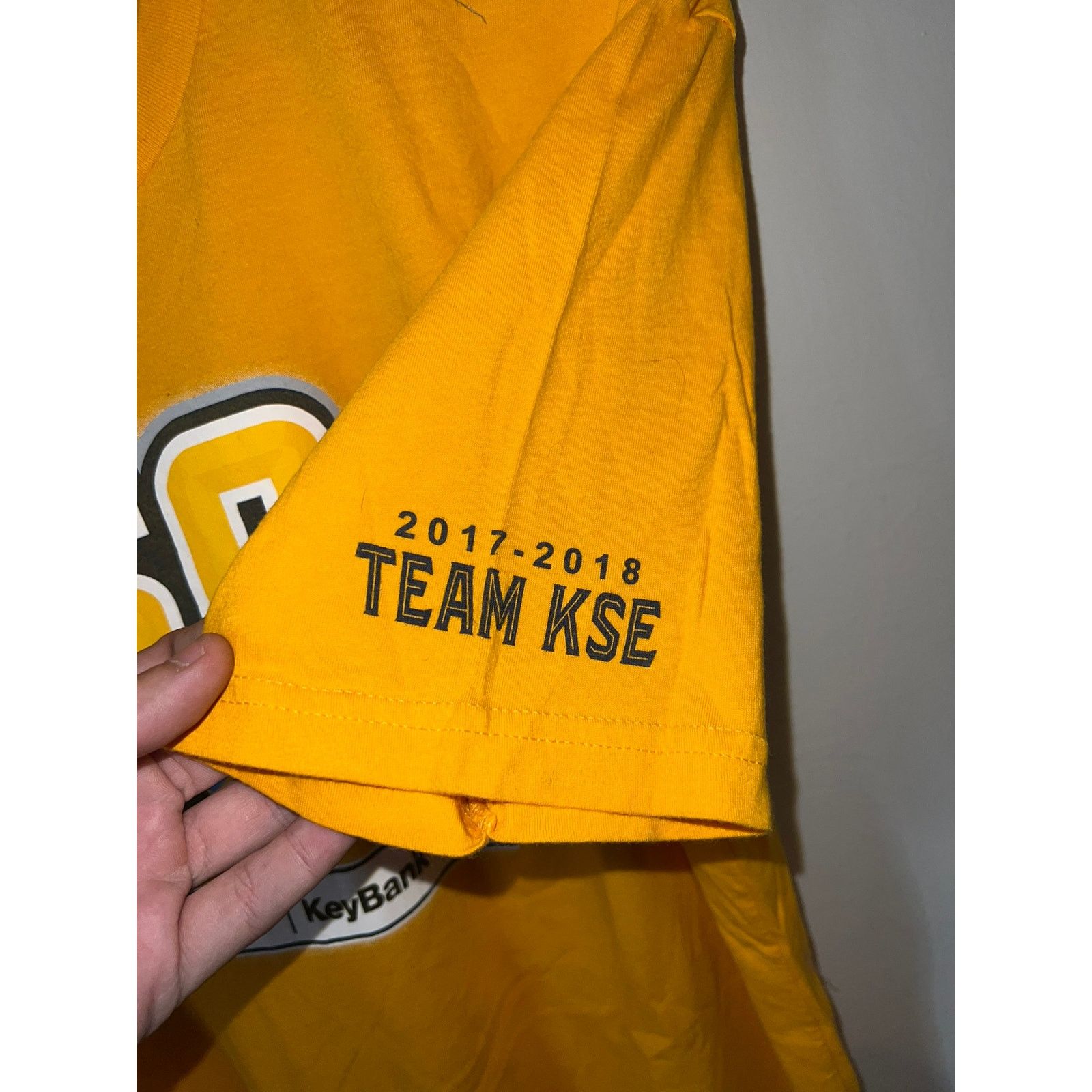 NBA NBA Denver Nuggets Schedule Shirt Tee Basketball Yellow XL Size US XL / EU 56 / 4 - 4 Thumbnail