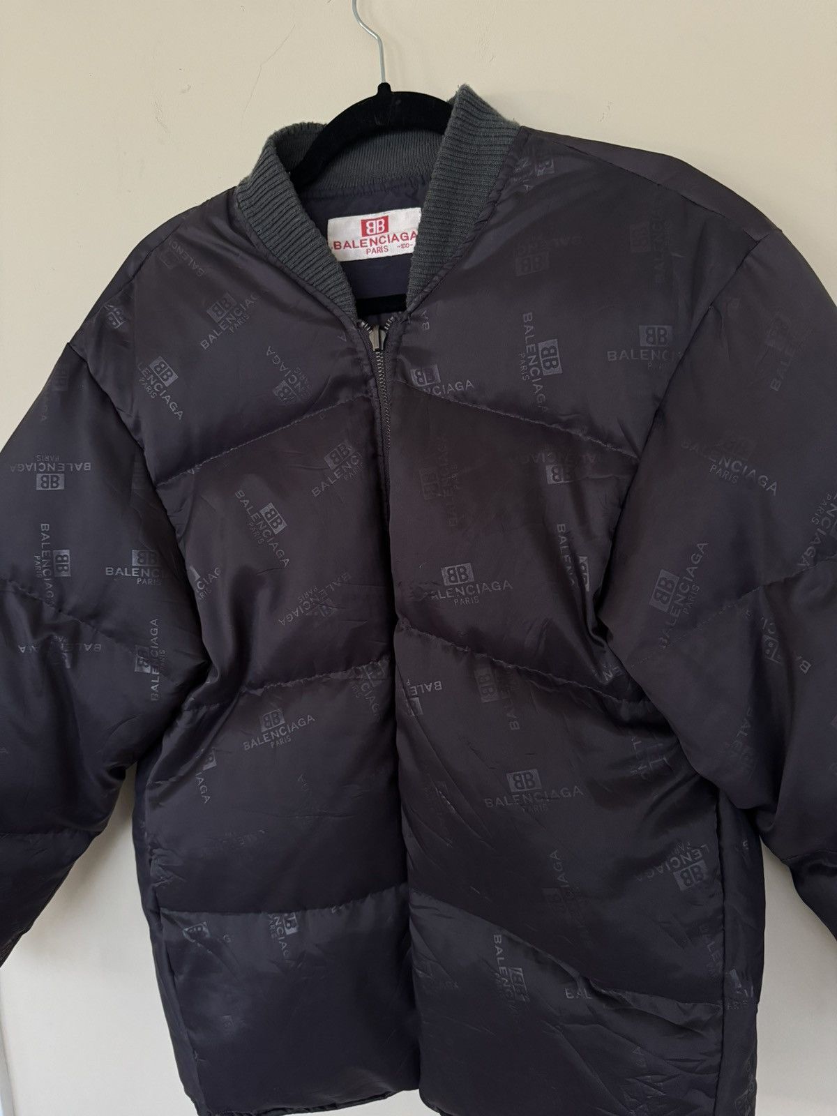 Balenciaga VINTAGE BALENCIAGA BOMBER PUFFER JACKET Size US L / EU 52-54 / 3 - 4 Thumbnail