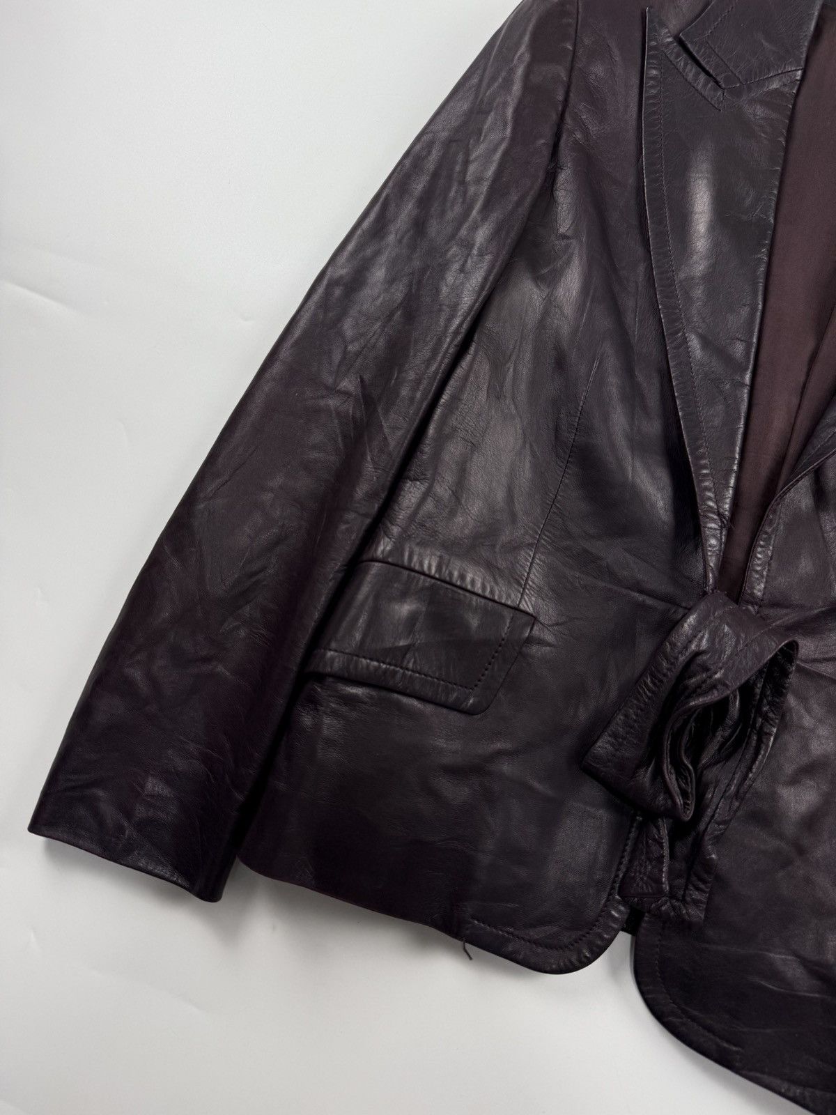 Gucci Gucci x Tom Ford Silk Leather Jacket Size US S / EU 44-46 / 1 - 4 Thumbnail