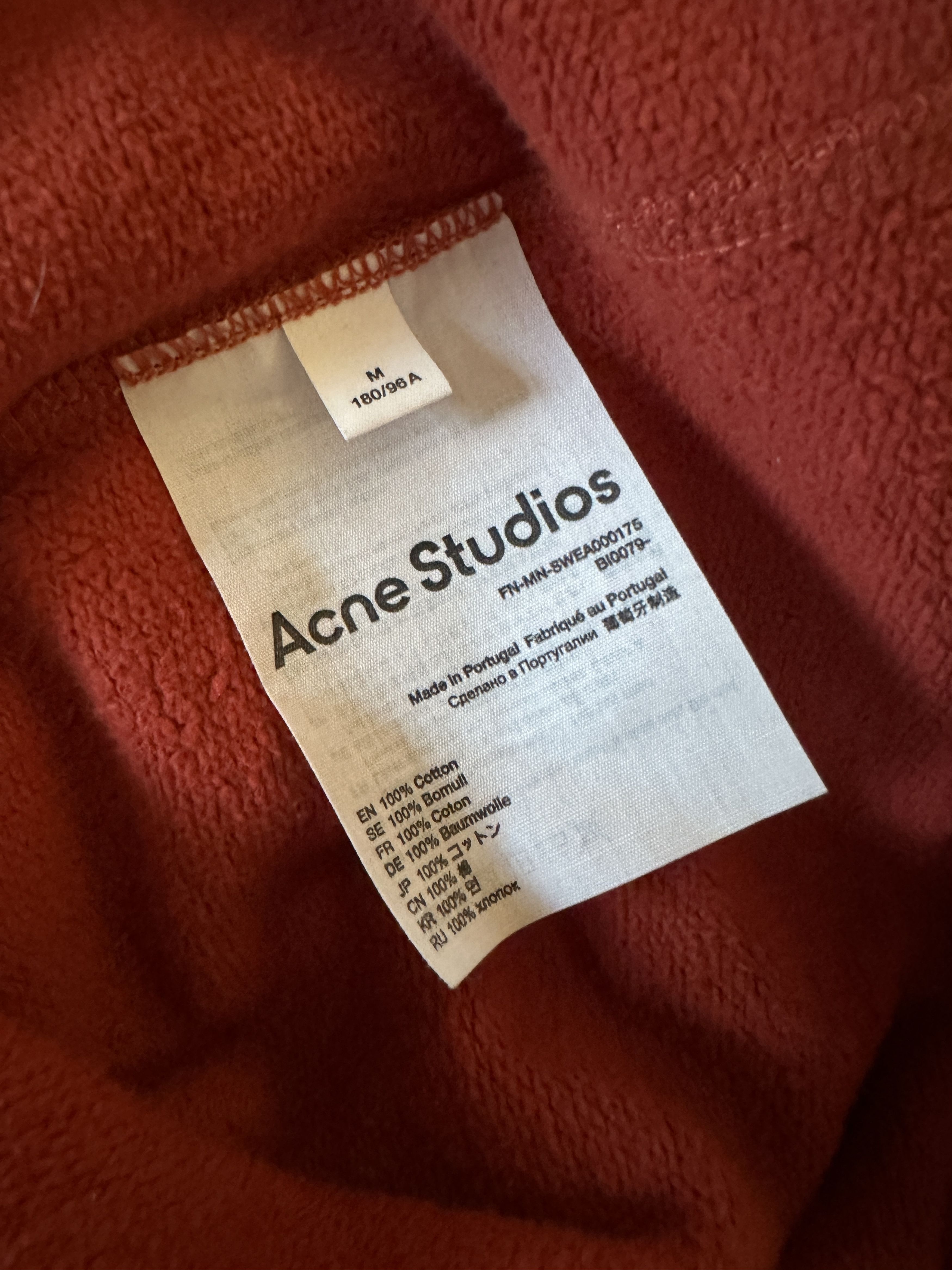 Acne Studios Acne Studios Oversized Logo Hoodie Size US L / EU 52-54 / 3 - 5 Thumbnail