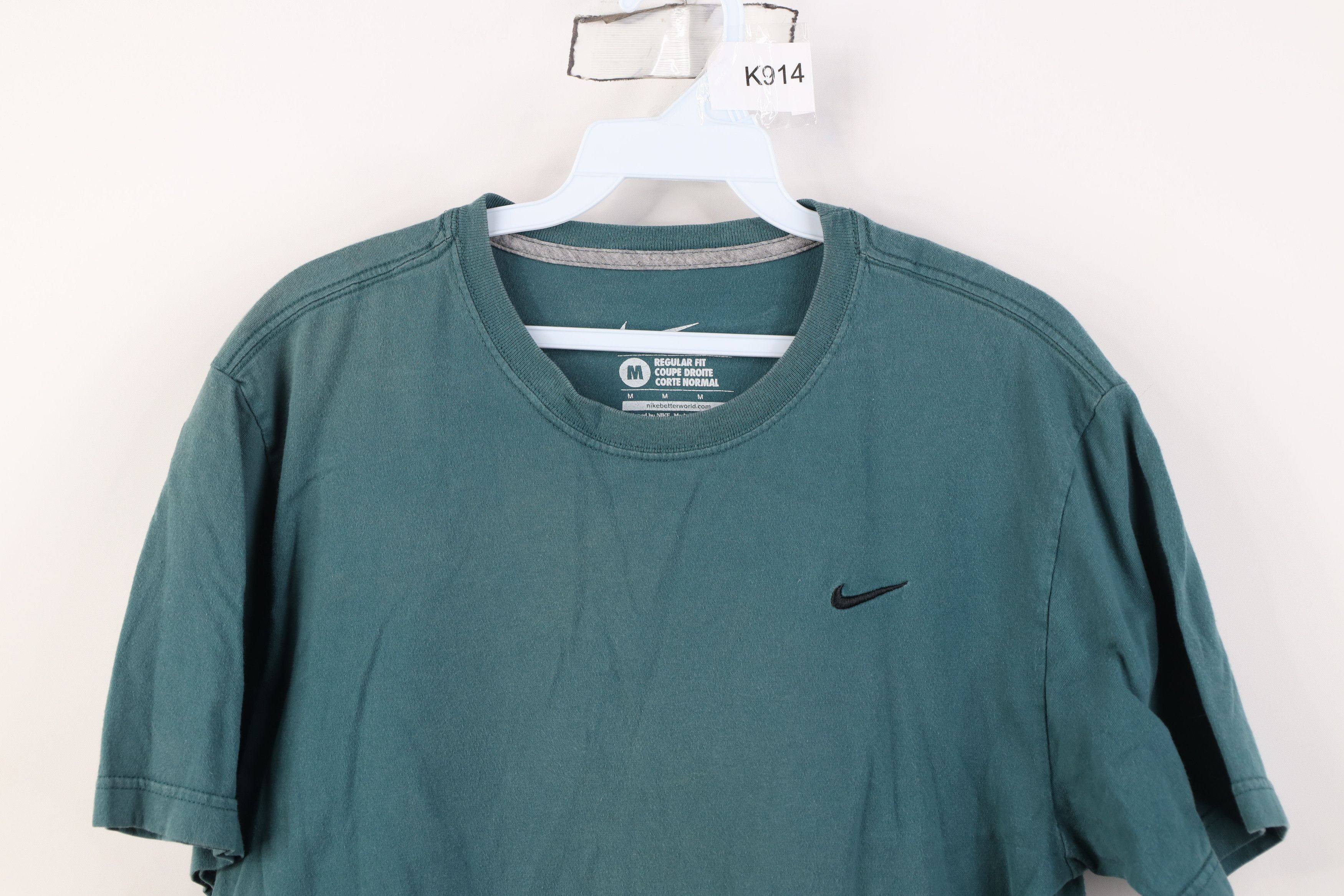 Nike Vintage Nike Travis Scott Mini Swoosh T-Shirt Teal Size US M / EU 48-50 / 2 - 2 Thumbnail