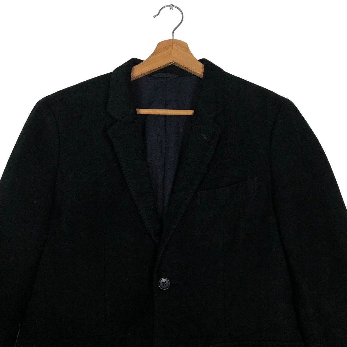 Margaret Howell 🔥Rich Black Vtg Chore Work Jacket Margaret Howell Japan Size US M / EU 48-50 / 2 - 3 Thumbnail