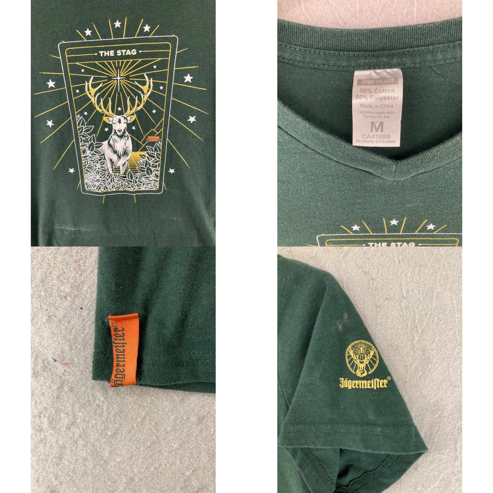 Vintage Jagermeister Tarot Card Promo T-Shirt Womens Medium Black Size M / US 6-8 / IT 42-44 - 8 Thumbnail