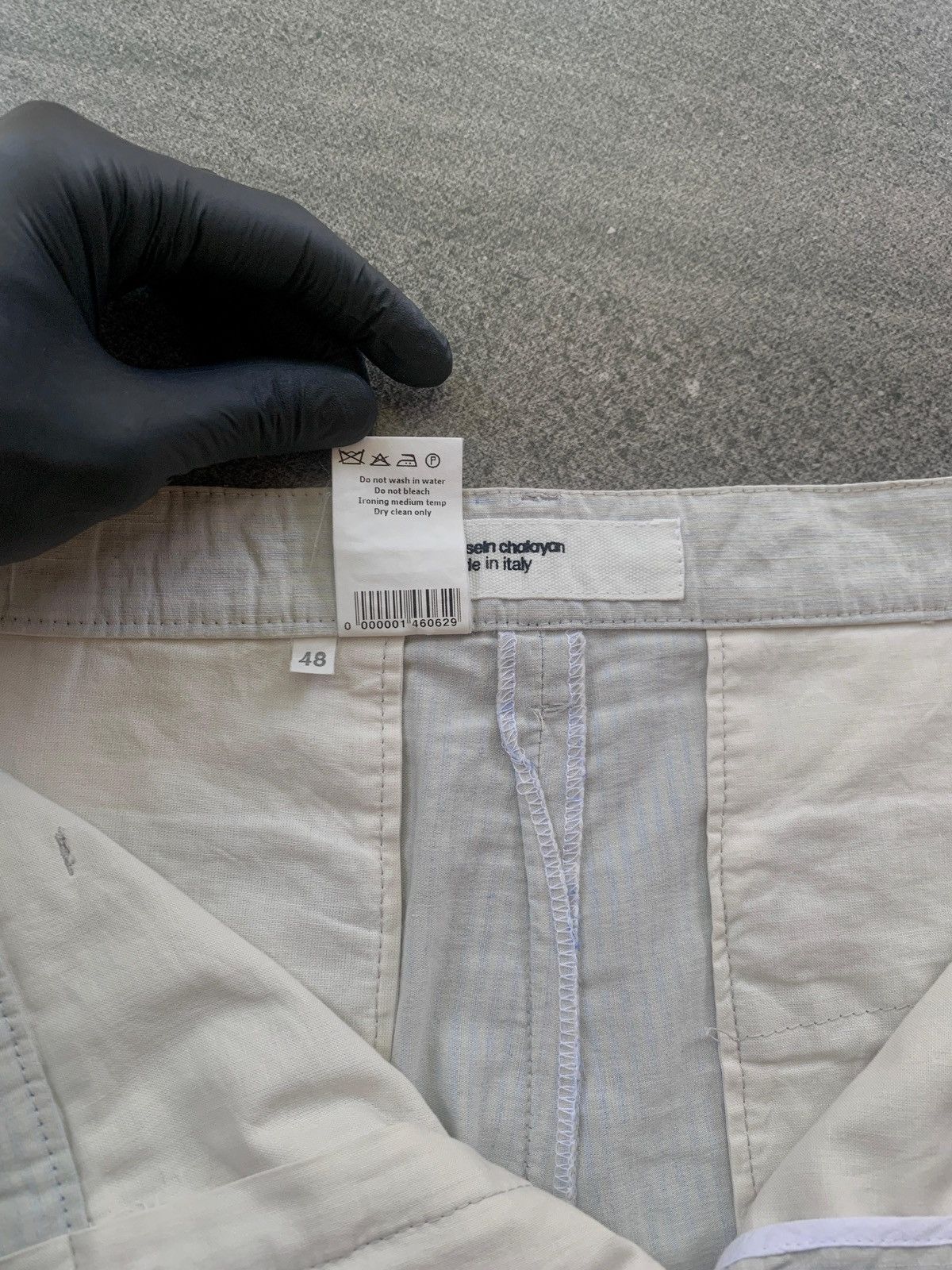 Hussein Chalayan FREE TAX! 2000s Striped Wideleg Trousers Size US 32 / EU 48 - 8 Thumbnail