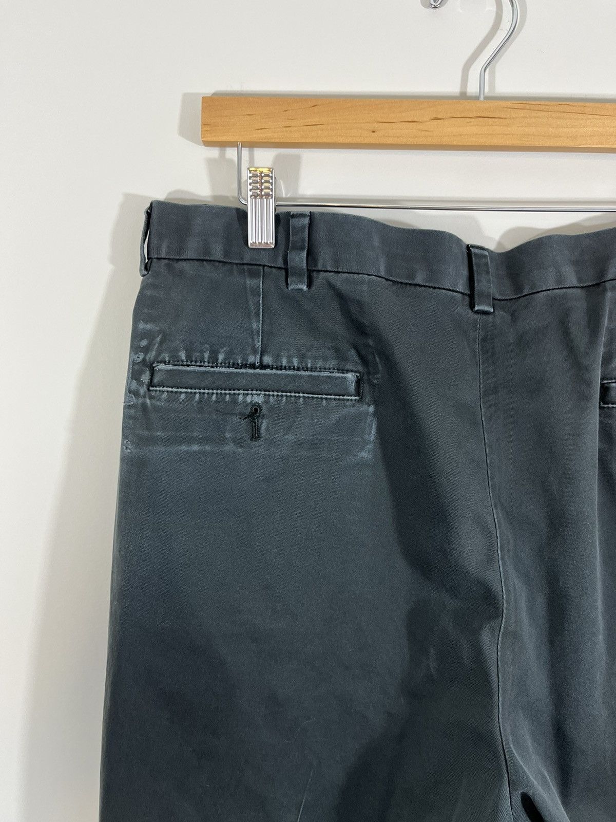 Vintage Thrashed Faded Blank Raw Hem Basic Pants Size US 36 / EU 52 - 13 Thumbnail