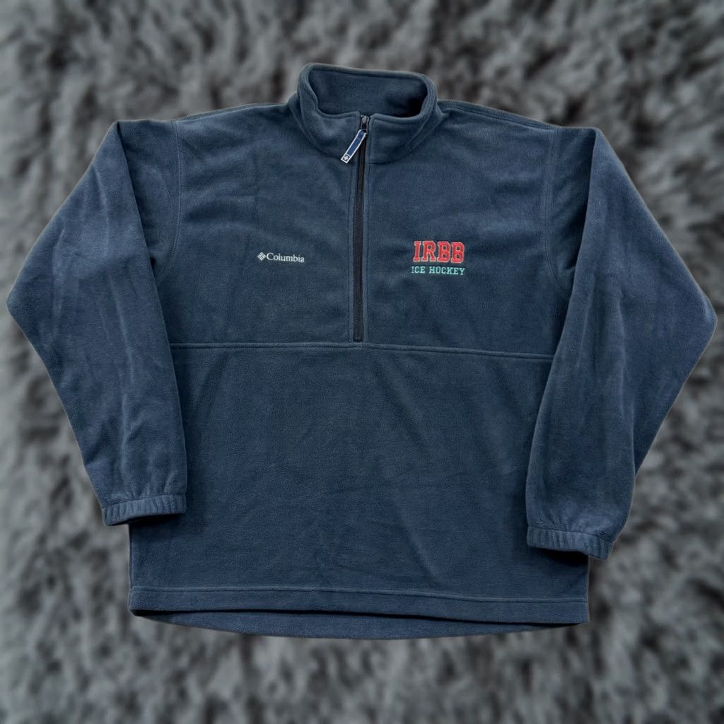 Eddie Bauer Eddie Bauer Sweater Mens Large Blue 1/4 Zip Fleece Pullover Long Sleeve Shirt Knit Mock Neck Casual Business Formal Travel Outdoor Pattern Solid Size US L / EU 52-54 / 3 - 1 Thumbnail