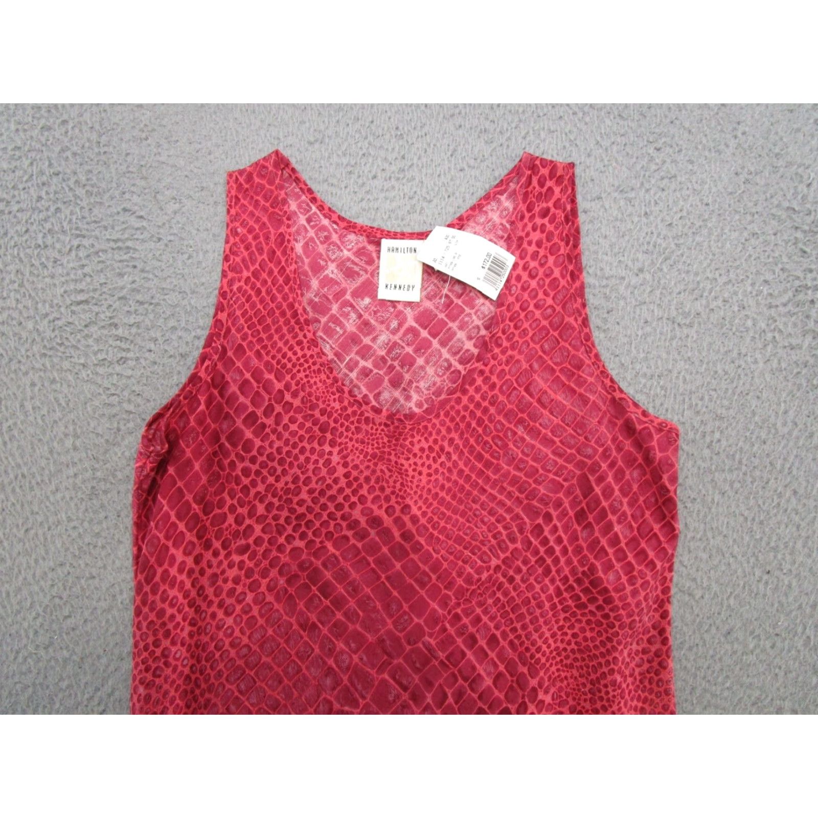 Hamilton VTG Hamilton Kennedy 100% Silk Sleeveless Abstract Lightweight Dress SZ S NEW Size S / US 4 / IT 40 - 3 Thumbnail