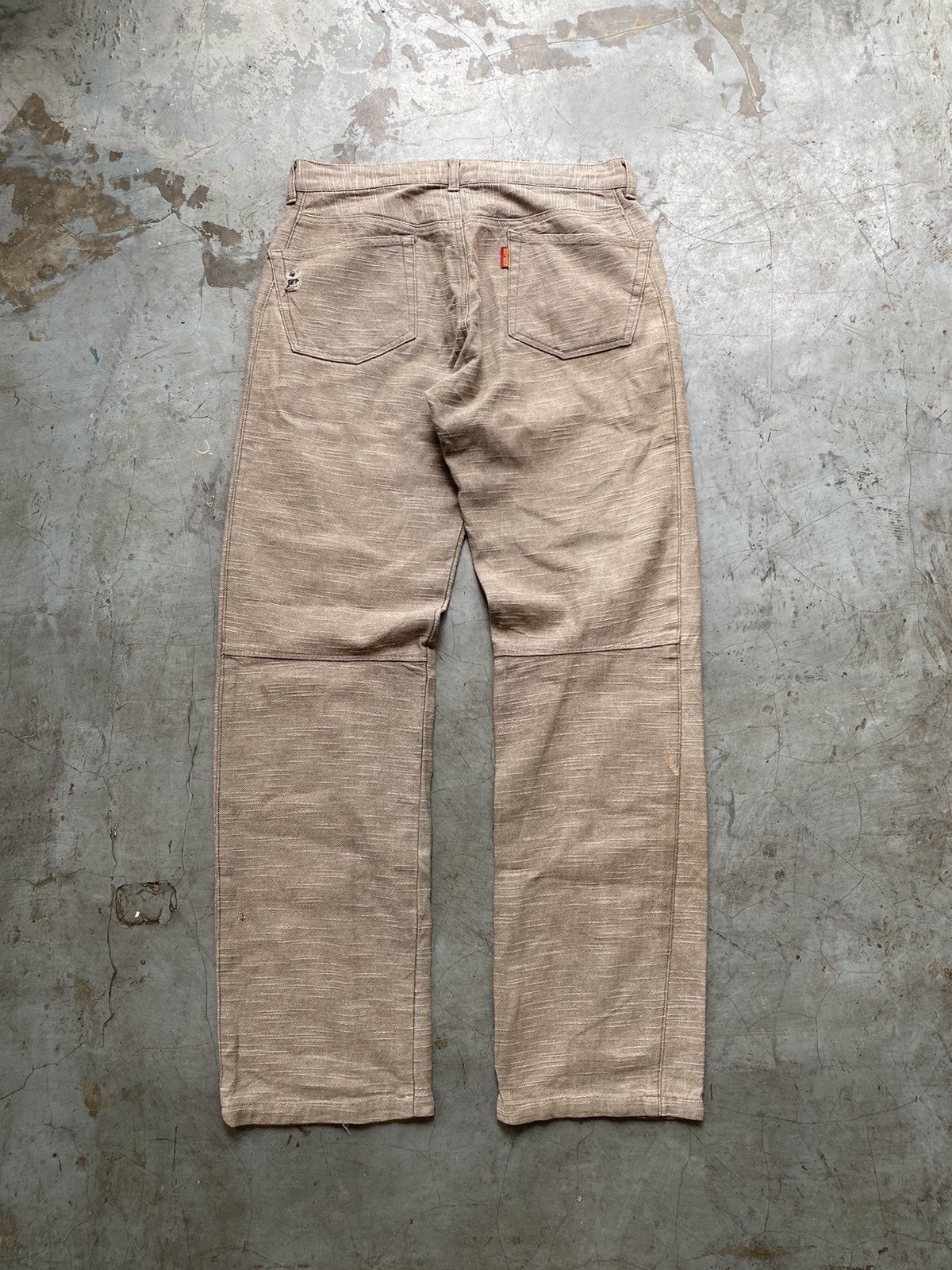 If Six Was Nine 2000s 291285 Homme Distressed Striped Pants Size US 32 / EU 48 - 5 Thumbnail