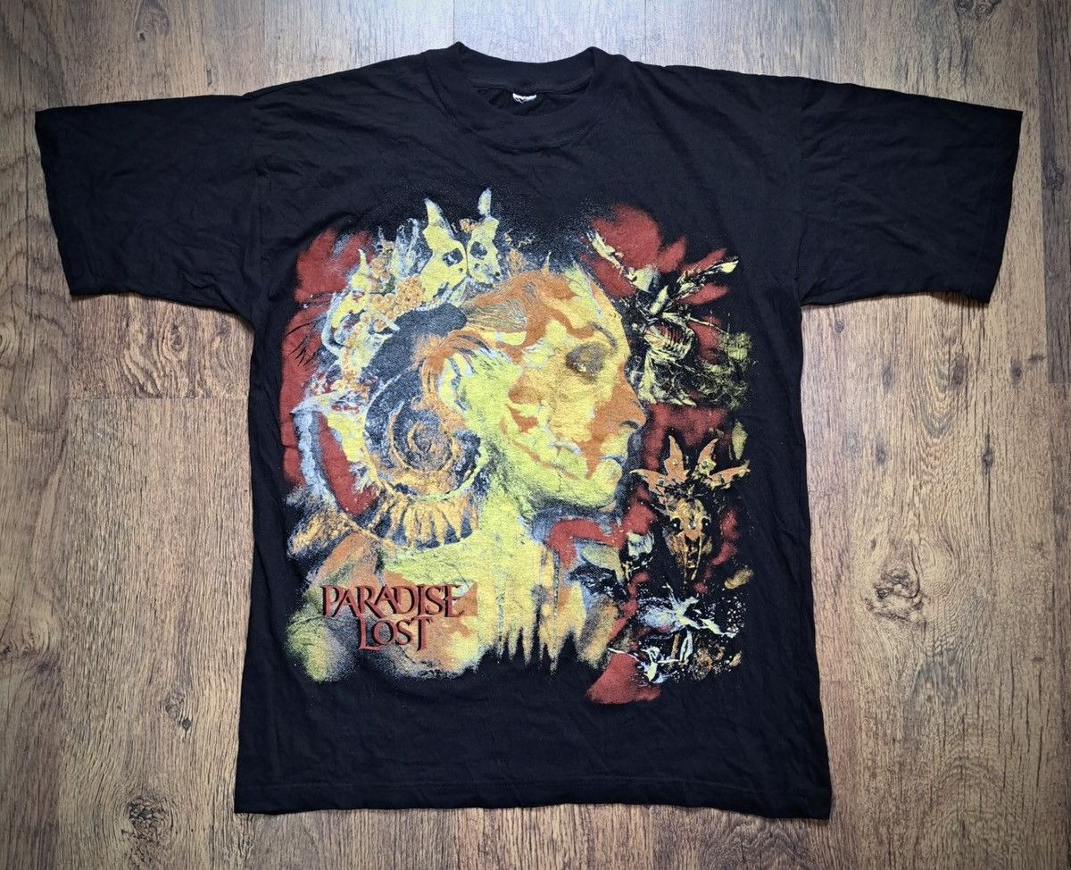 Band Tees PARADISE LOST x DRACONIAN TIMES x Vintage T-Shirt 1995 Size US XL / EU 56 / 4 - 1 Thumbnail