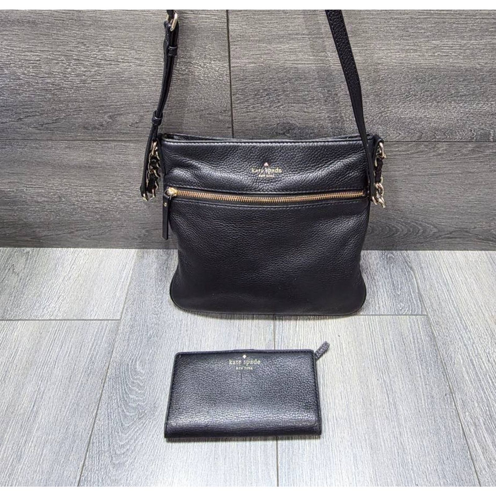 & Other Stories Kate Spade New York Leather set Crossbody Bag Black B000637 Size ONE SIZE - 1 Thumbnail
