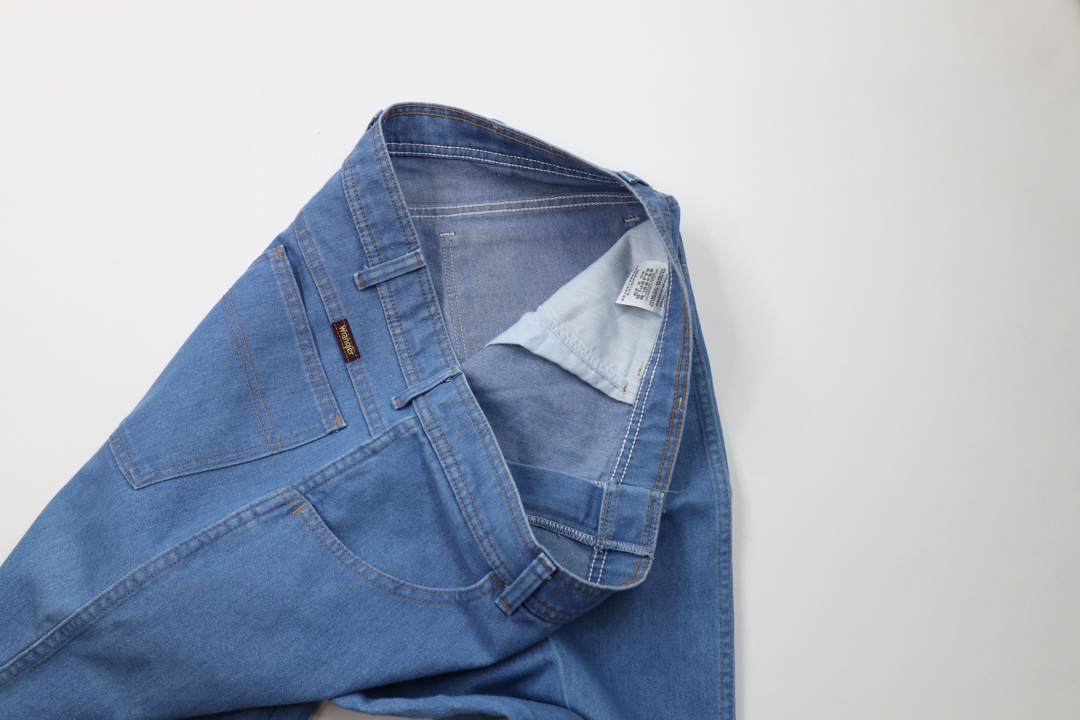 Wrangler Vintage 90s Y2K Wrangler Wide Leg Western Denim Jeans Blue Size US 40 / EU 56 - 8 Thumbnail