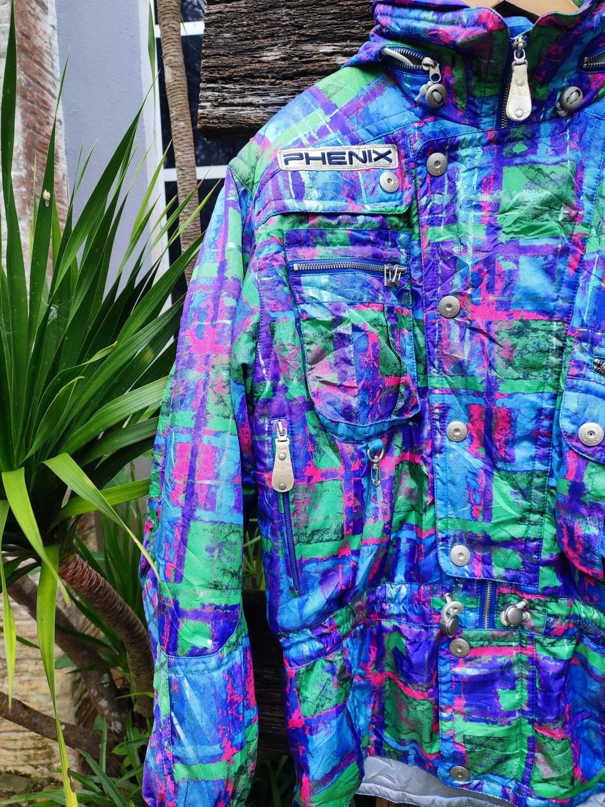 Phenix VTG 90s PHENIX FIS Limited Ski Jacket – Neon Abstract Print Size US L / EU 52-54 / 3 - 5 Thumbnail