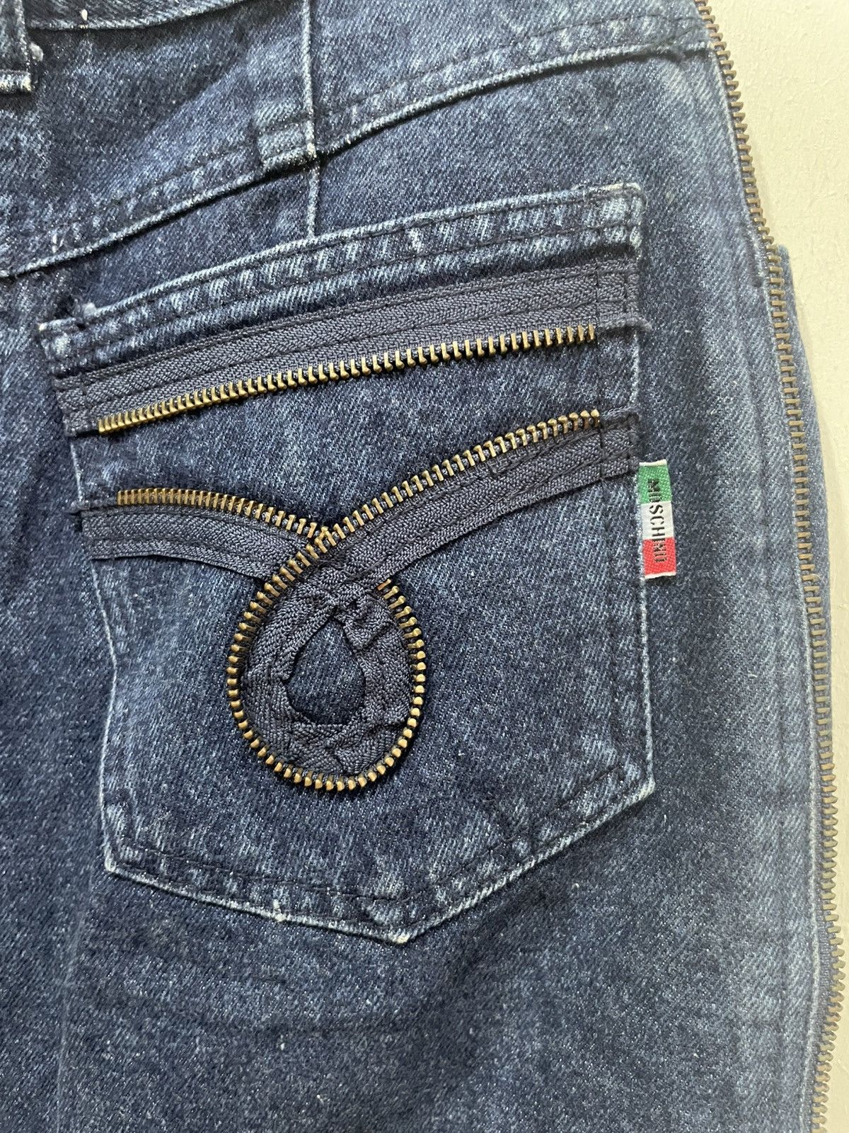 Moschino Moschino Denim Mini Skirt Size 26" / US 2 / IT 38 - 3 Thumbnail