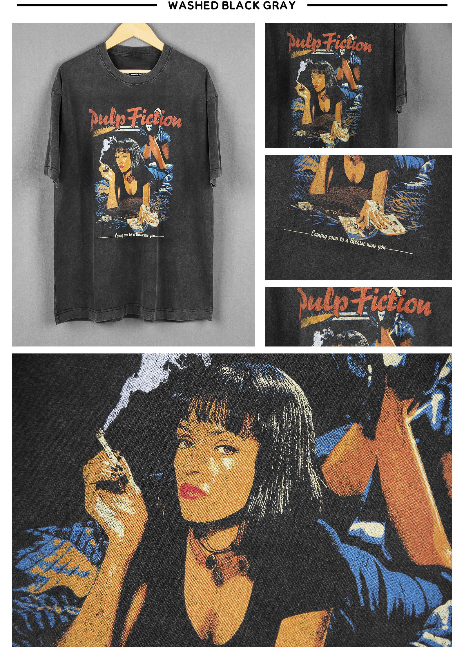 Japanese Brand Pulp Fiction T-shirt Movie Vintage Size US M / EU 48-50 / 2 - 3 Thumbnail