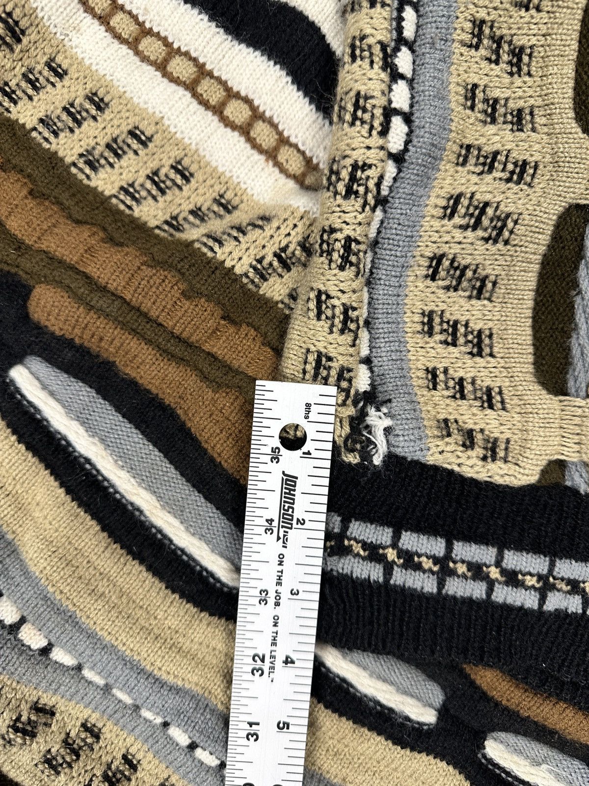 Coogi × Vintage Alan Stewart Size XXL Tall Coogi Style 90s Sweatshirt Brown Size US XXL / EU 58 / 5 - 5 Thumbnail