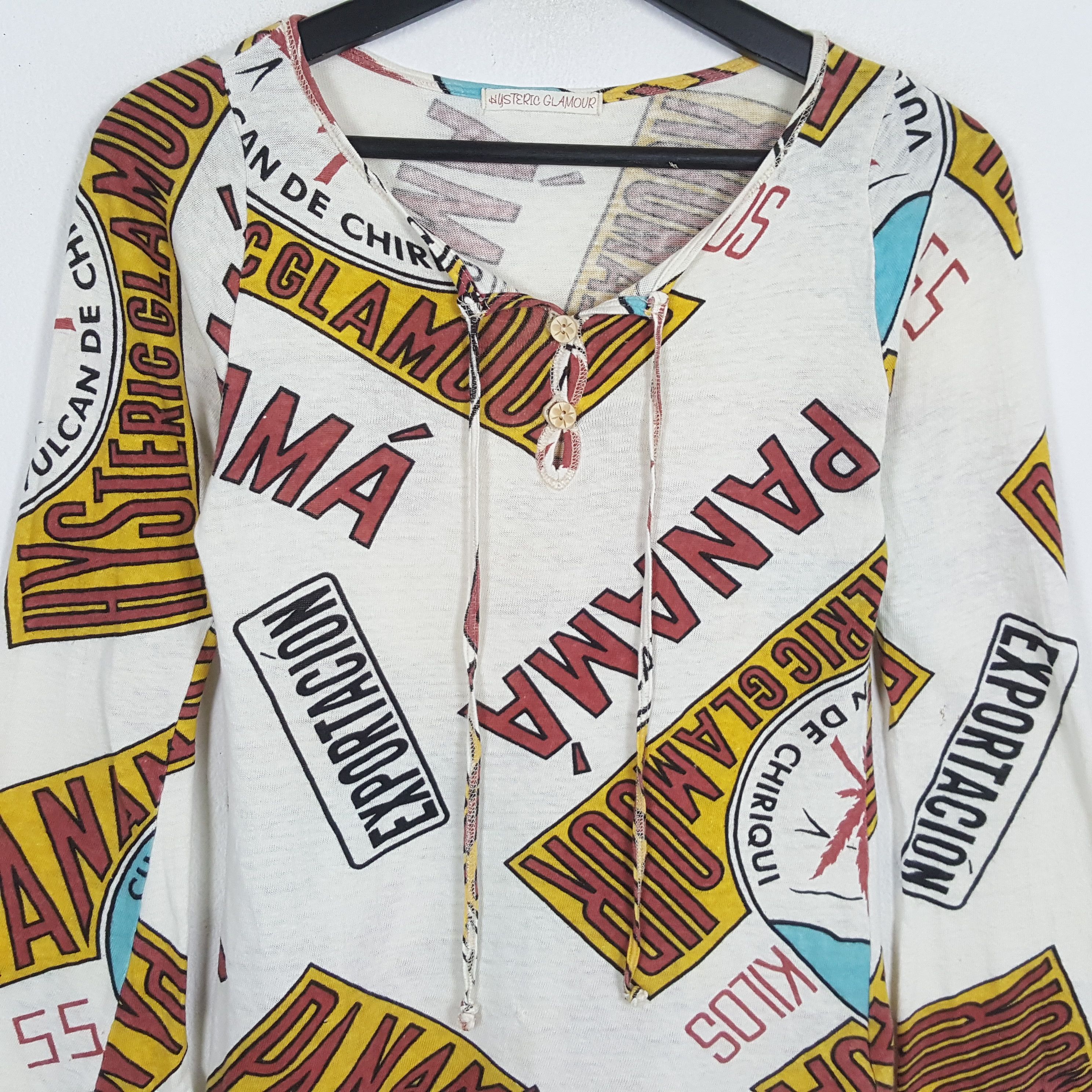 Hysteric Glamour HYSTERIC GLAMOUR Japanese Brand Fashion Style Tshirt Size XS / US 0-2 / IT 36-38 - 2 Thumbnail
