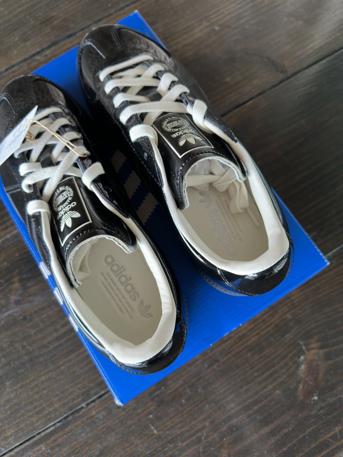 Adidas adidas BW Army Core Black Patent Leather Size US 9 / EU 42 - 8 Thumbnail