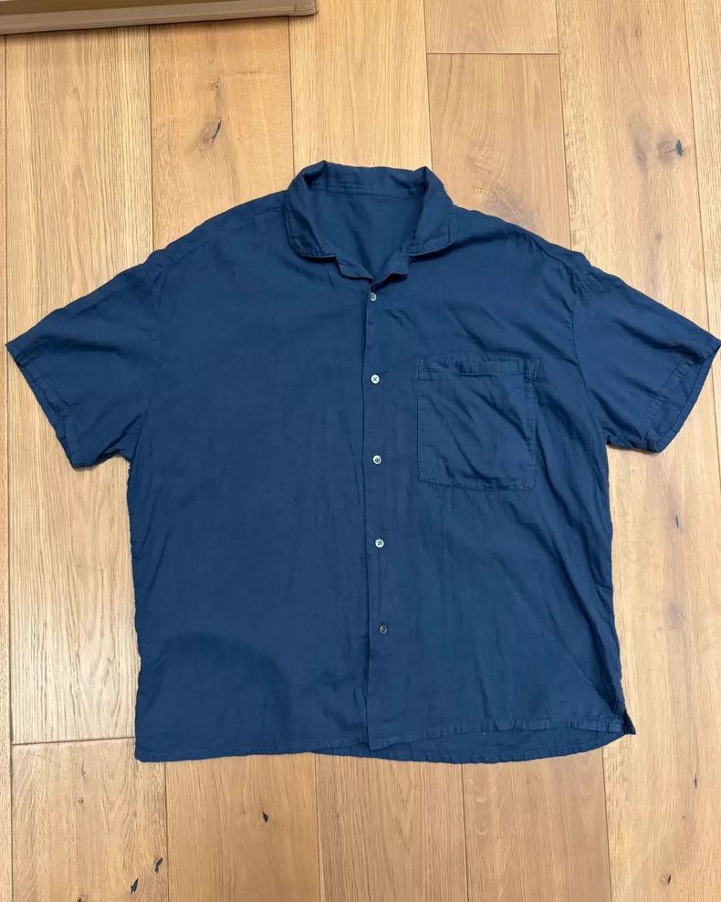 Visvim Loose Suvin Gold Cotton Short Sleeve Shirt Size US M / EU 48-50 / 2 - 1 Thumbnail