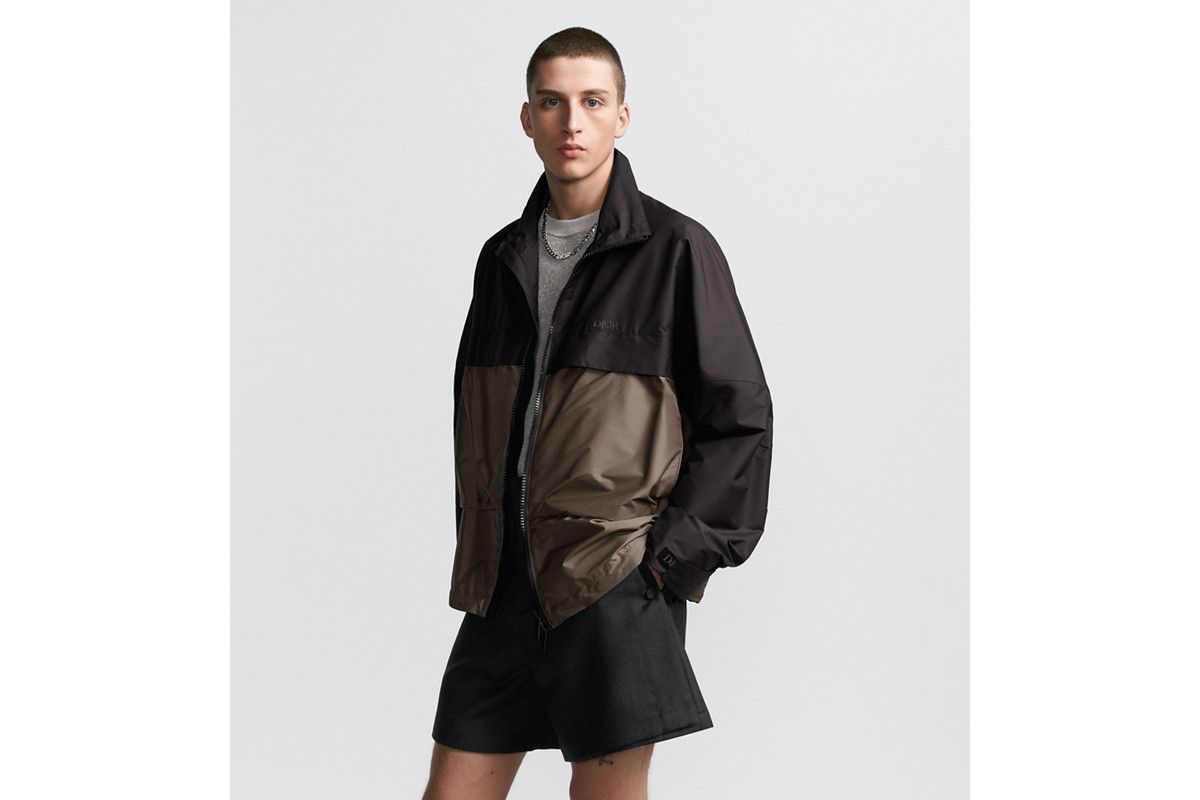 o1bcso1str0226 Blouson Jacket in Black/Brown