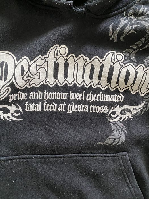 Hysteric Glamour Vintage Destination Re'born Punk Design Hoodie