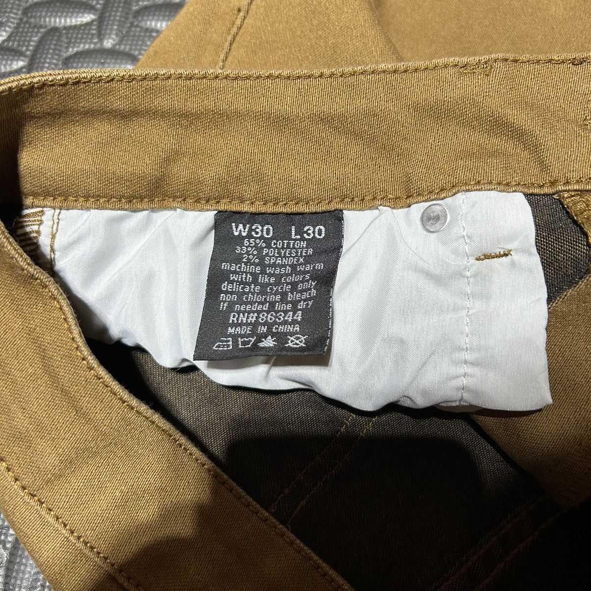 Designer × Franky Max × Vintage Franky Max Jeans Skinny Mens 30x30 Denim Y2K Khaki Vintage Size US 30 / EU 46 - 3 Thumbnail