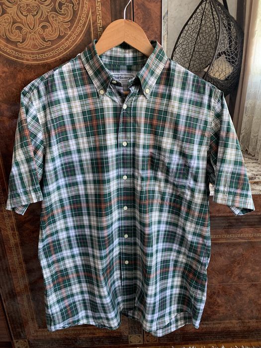 Burberry nova check short best sale sleeve shirt