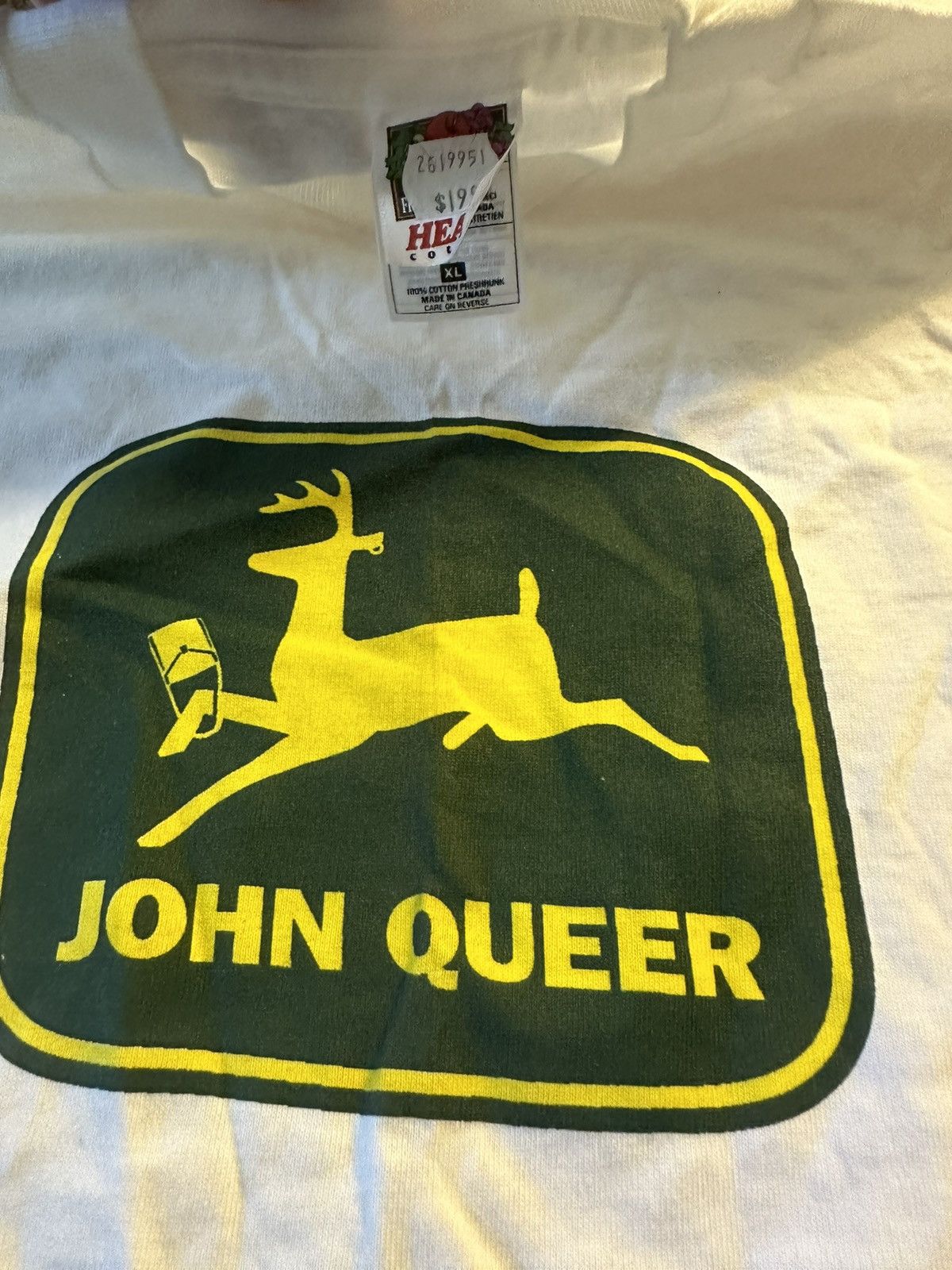 Vintage John Deere parody shirt Size US XL / EU 56 / 4 - 2 Thumbnail