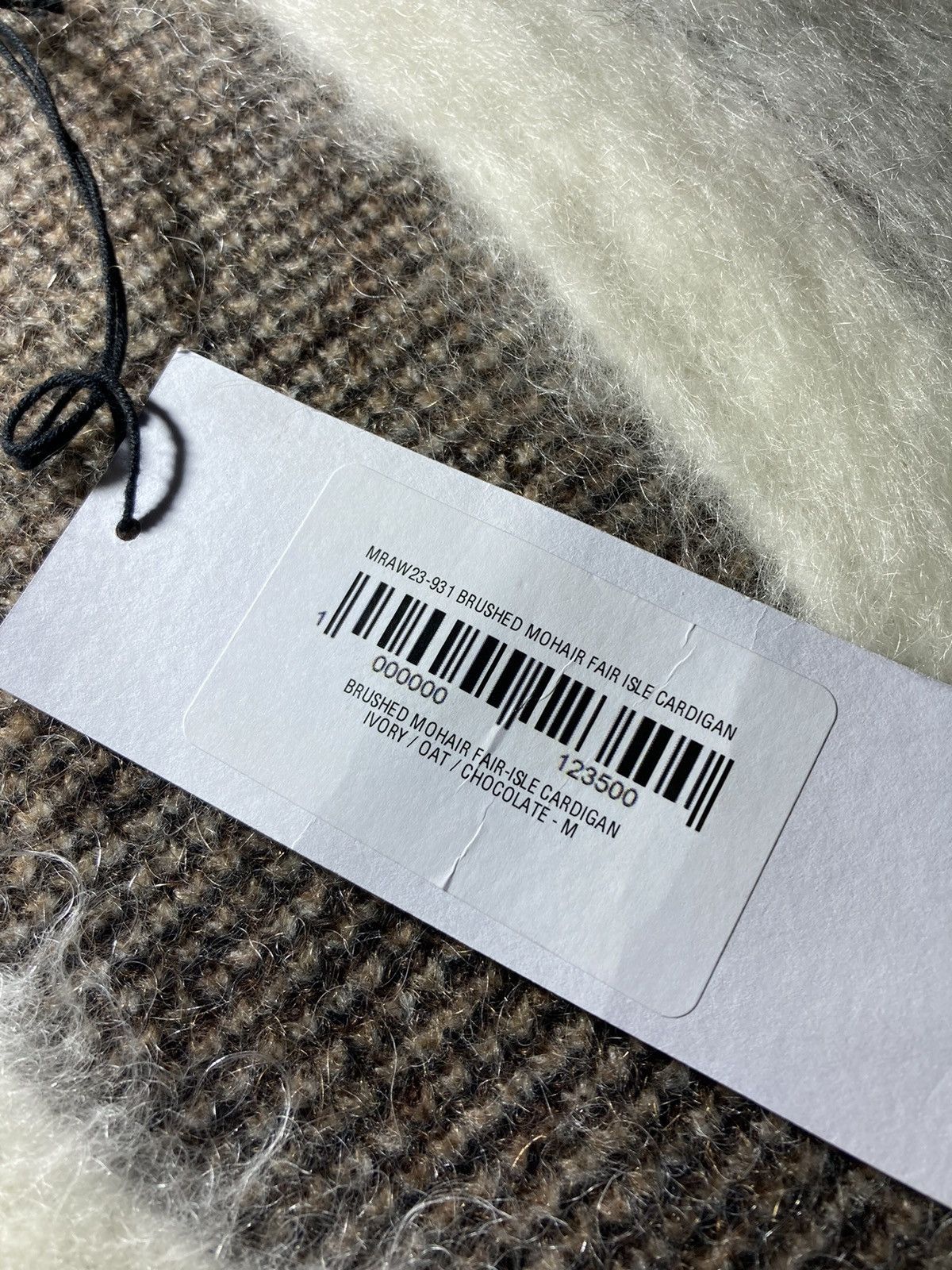 Martine Rose New FW23 Martine Rose Brushed Mohair Fair Isle Cardigan 2023 Size US M / EU 48-50 / 2 - 4 Thumbnail