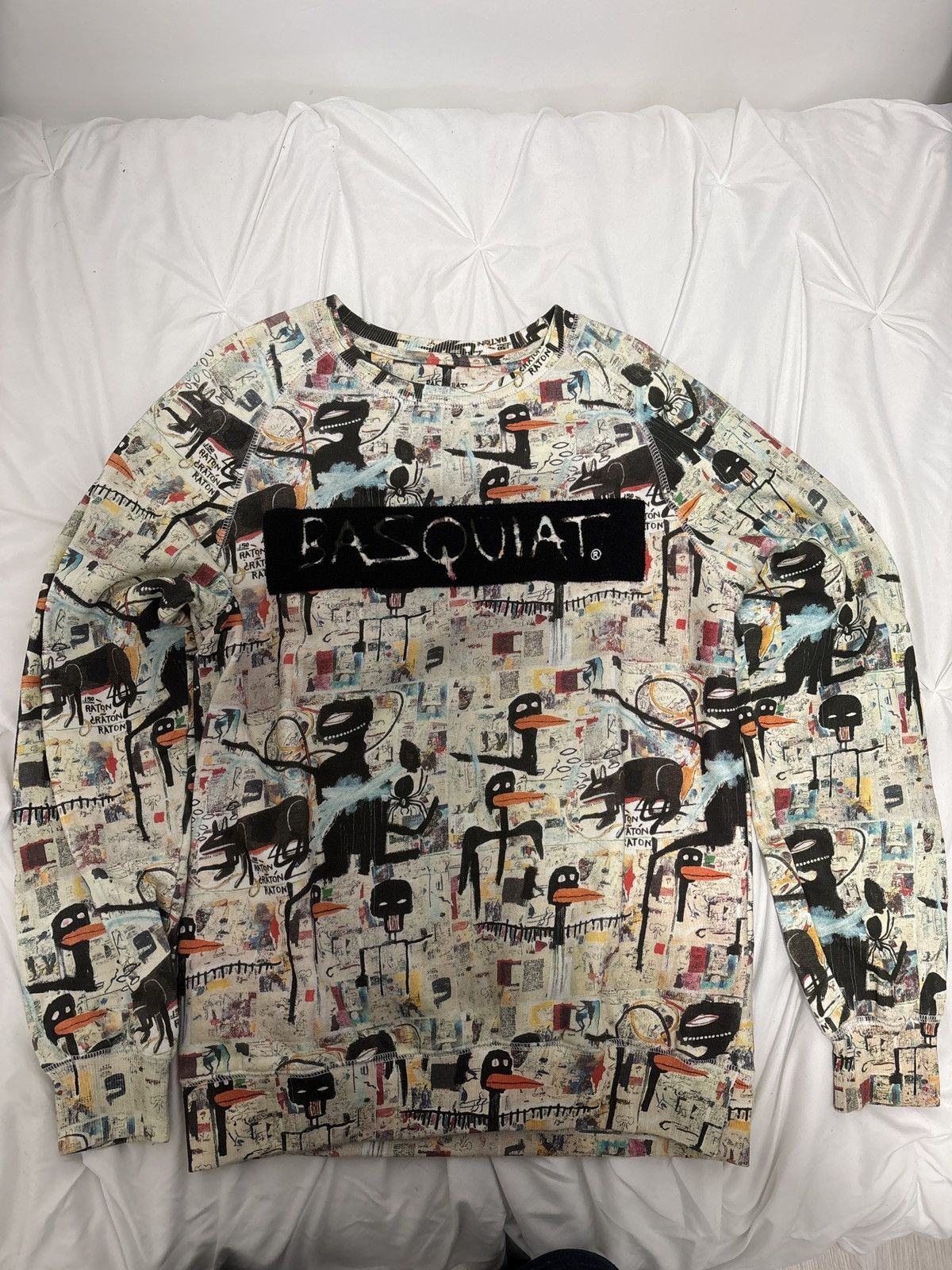 Eleven Paris × Jean-Michel Basquiat Eleven Paris x Jean-Michel Basquiat Art Sweatshirt – Size M Size US M / EU 48-50 / 2 - 1 Thumbnail