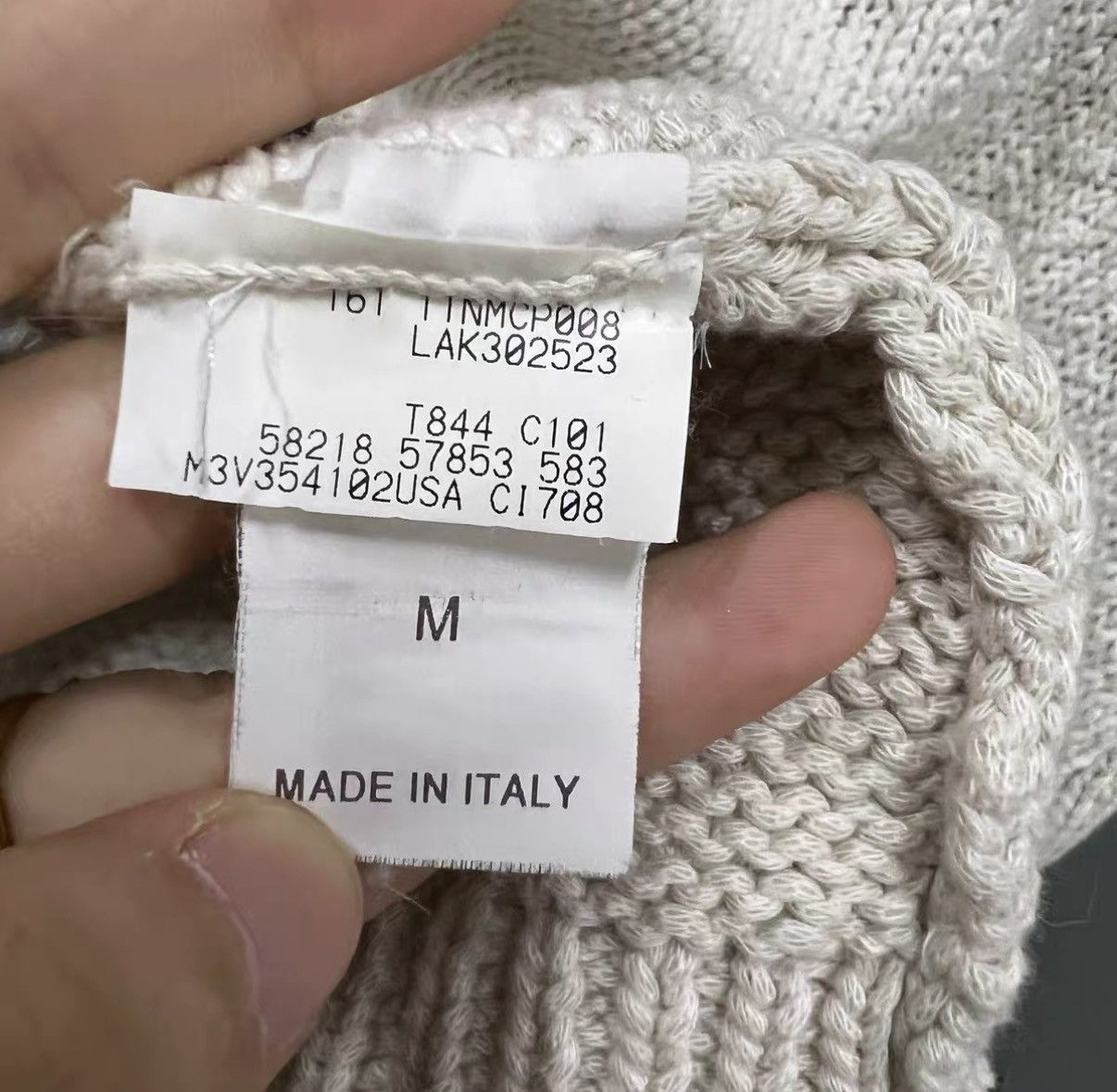 Brunello Cucinelli Brunello Cucinelli Color Block Woven V-Neck Top J41 Size M / US 6-8 / IT 42-44 - 3 Thumbnail
