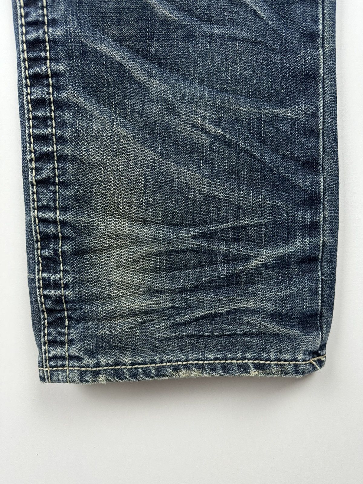 Affliction Vintage Y2K Opium Faded Electric Style Justing Denim Jeans Size US 30 / EU 46 - 9 Thumbnail