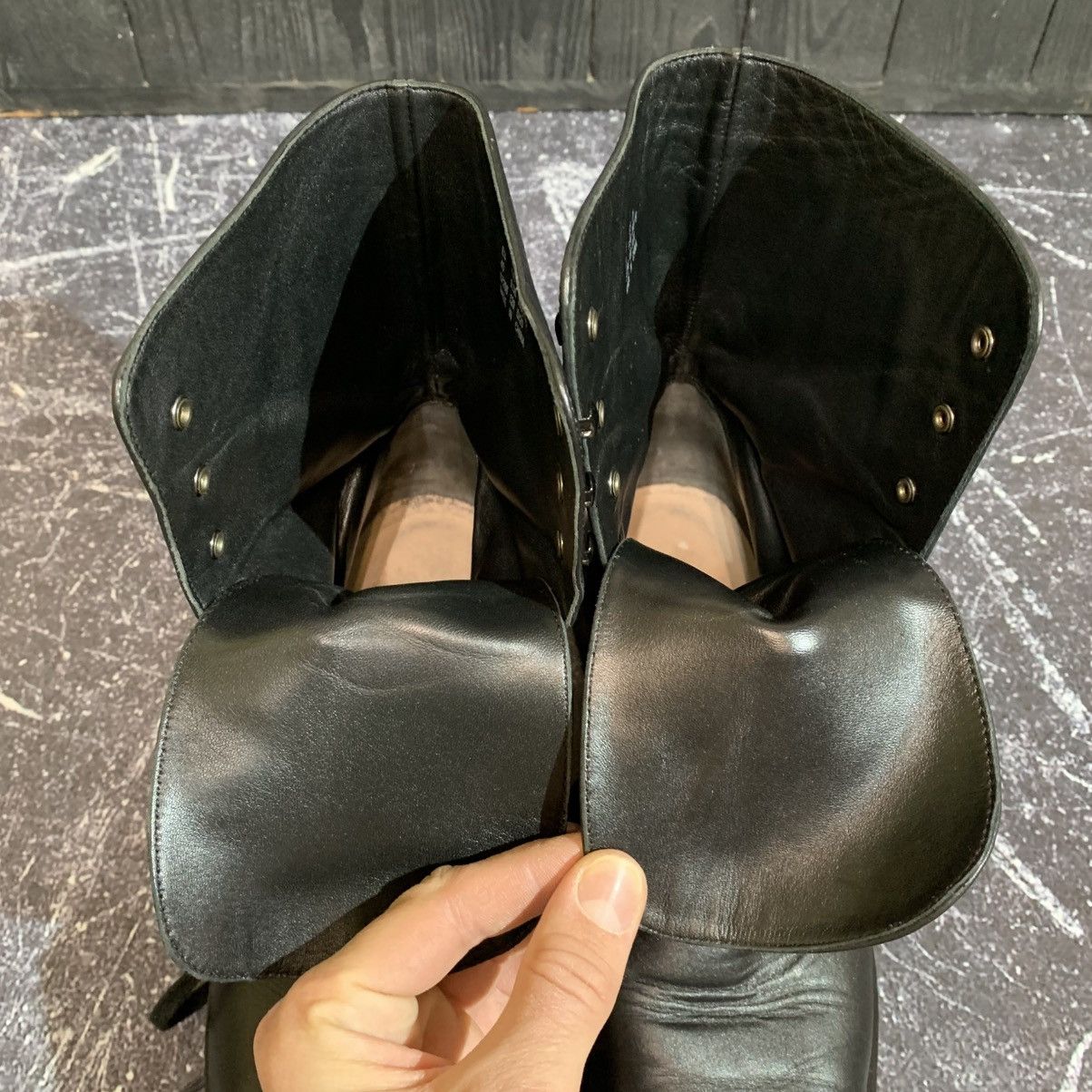 Stuart Weitzman Leather Boots Size 40 EU 26 cm