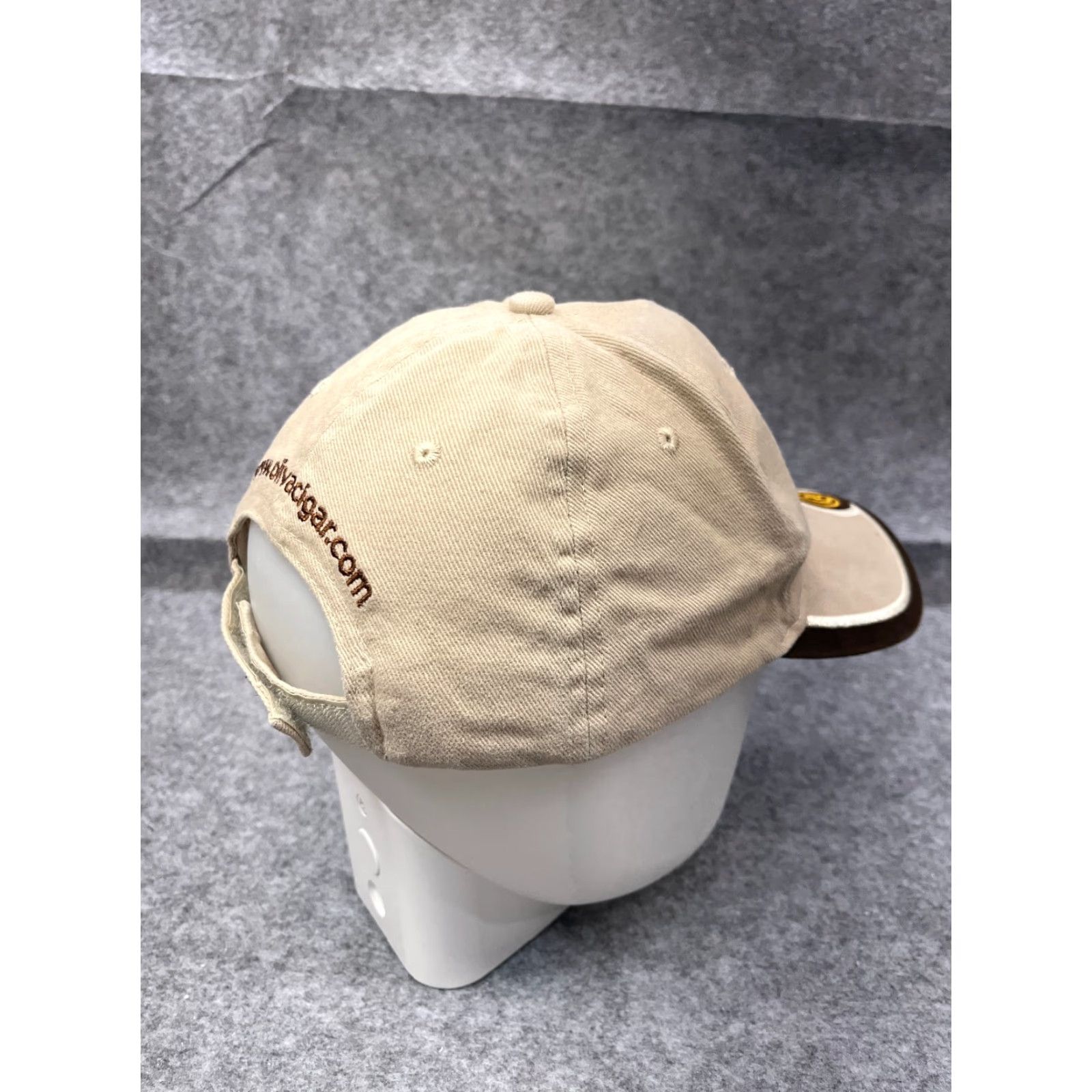 Vintage Oliva Cigars Baseball Cap Hat Strap Back Adult One Size Beige 100% Cotton Embroidered Size ONE SIZE - 7 Thumbnail
