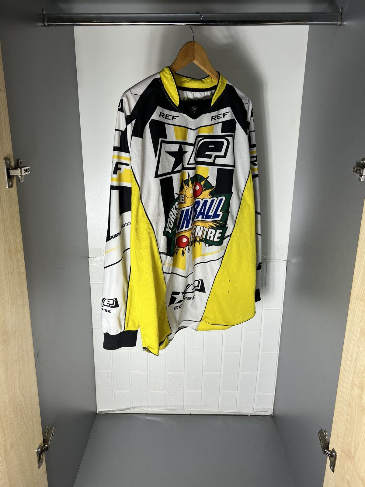 NASCAR VINTAGE ECLIPSE PLAYING MOTORCYCLE JERSEY RACING RETRO 90s Size US L / EU 52-54 / 3 - 6 Thumbnail