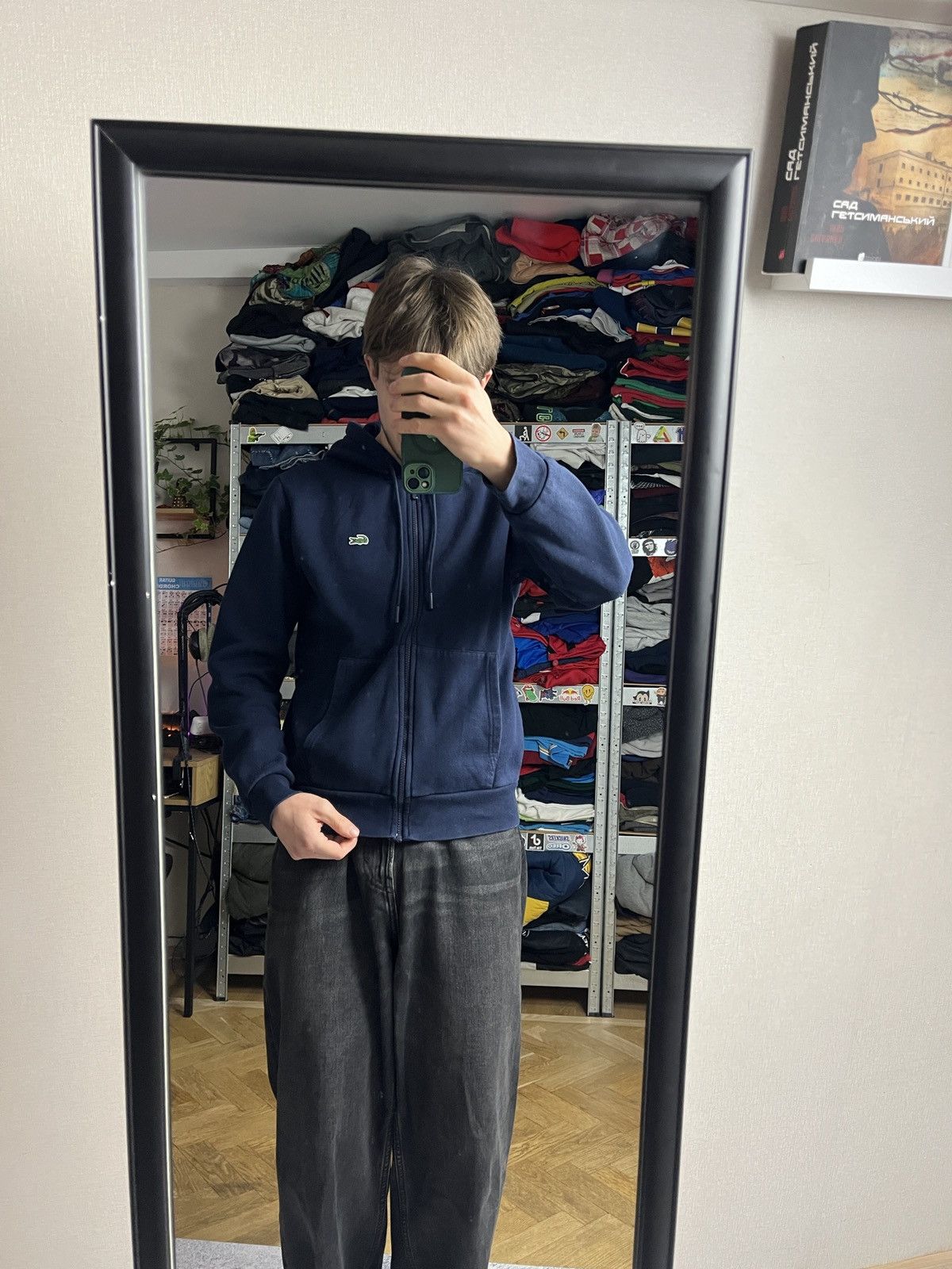Lacoste Lacoste Zip Hoodie Mini Logo Casual Basic Streetwear Hype Size US M / EU 48-50 / 2 - 2 Thumbnail