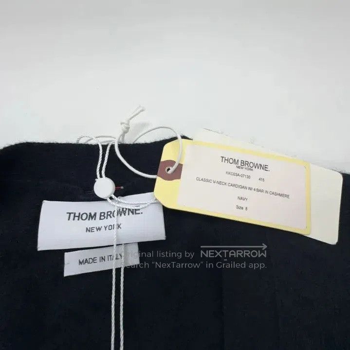Thom Browne Thom Browne Black Cashmere Kids Cardigan. Size US S / EU 44-46 / 1 - 4 Thumbnail